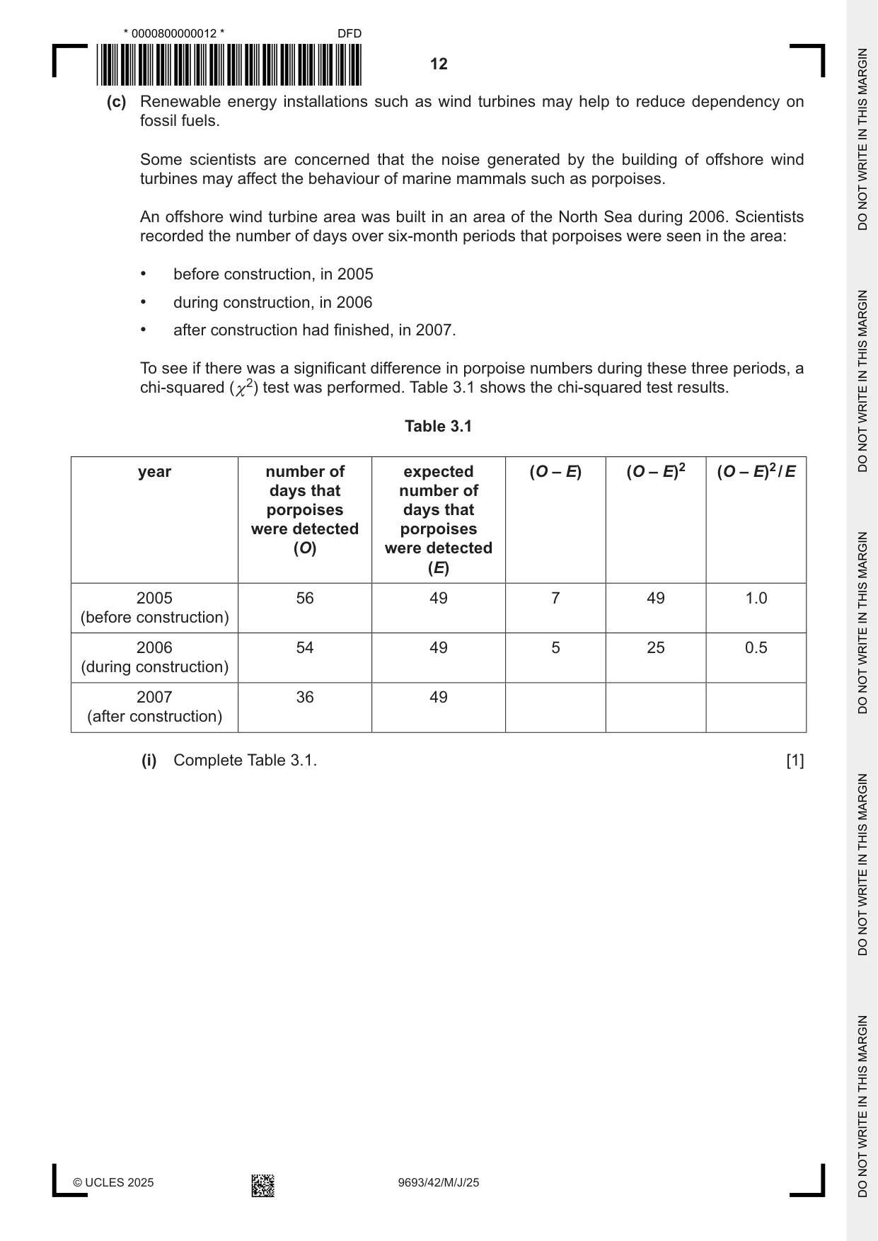Cambridge A Level Marine Science 9693 2025 May/June Paper 4 · Variant 2 question paper, page 12 of 24