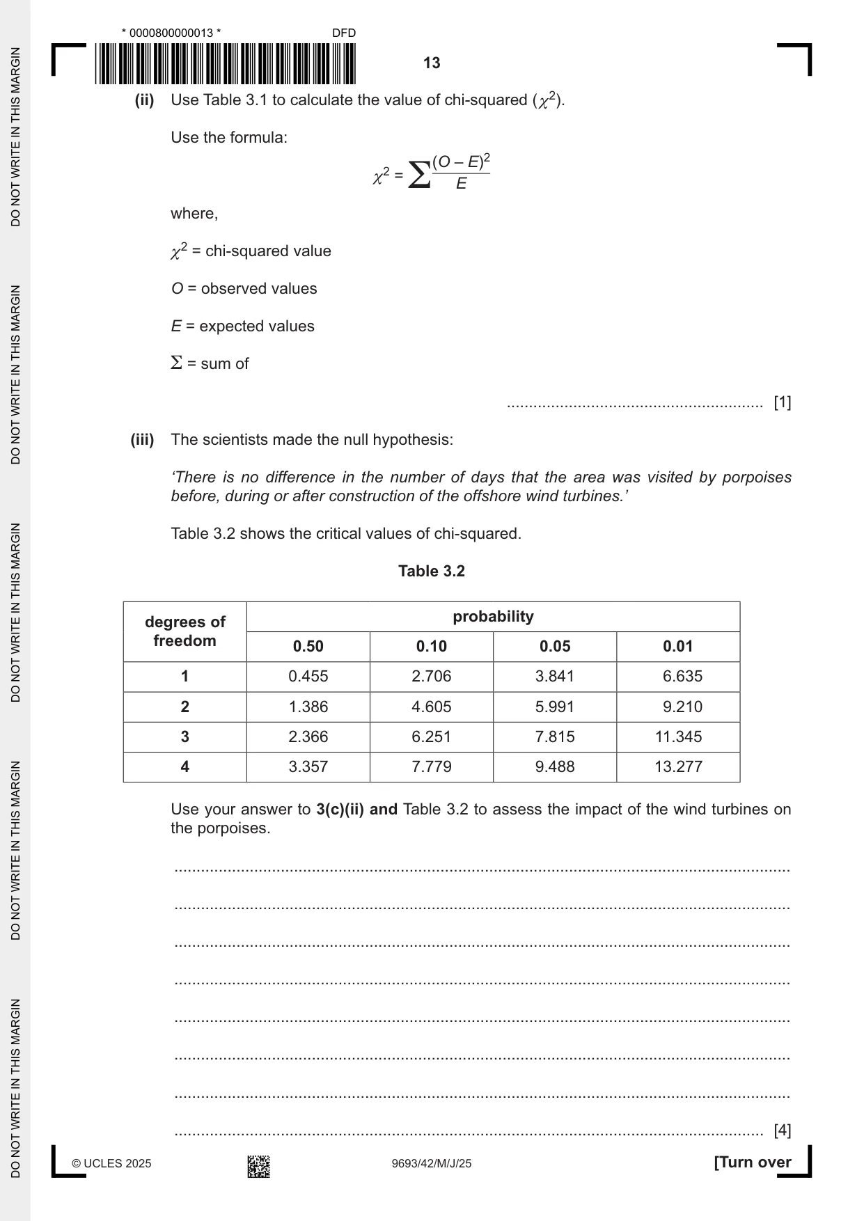 Cambridge A Level Marine Science 9693 2025 May/June Paper 4 · Variant 2 question paper, page 13 of 24