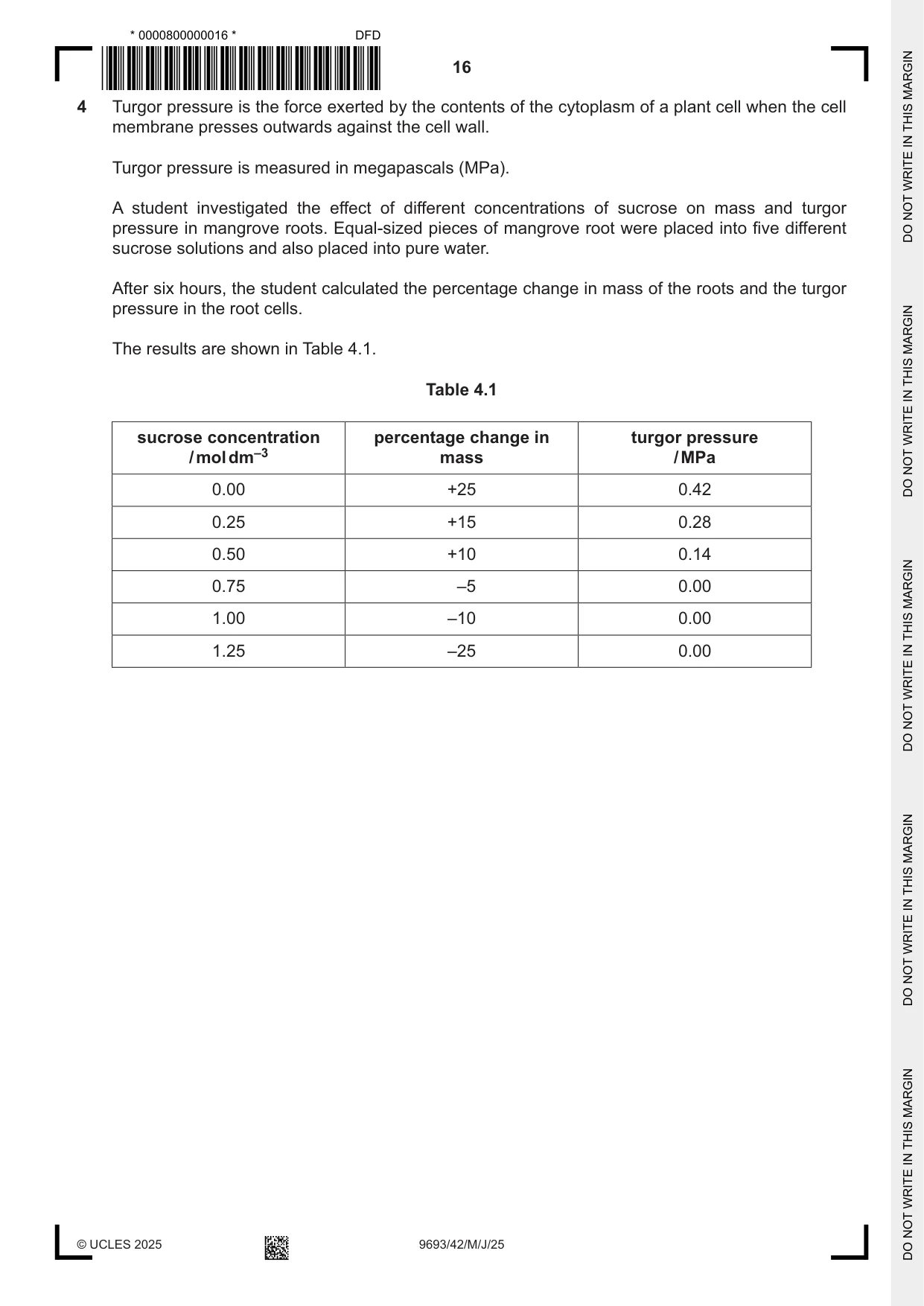 Cambridge A Level Marine Science 9693 2025 May/June Paper 4 · Variant 2 question paper, page 16 of 24