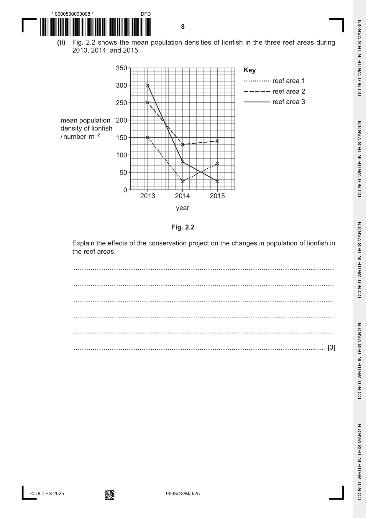 Cambridge A Level Marine Science 9693 2025 May/June Paper 4 · Variant 3 question paper, page 8 of 24