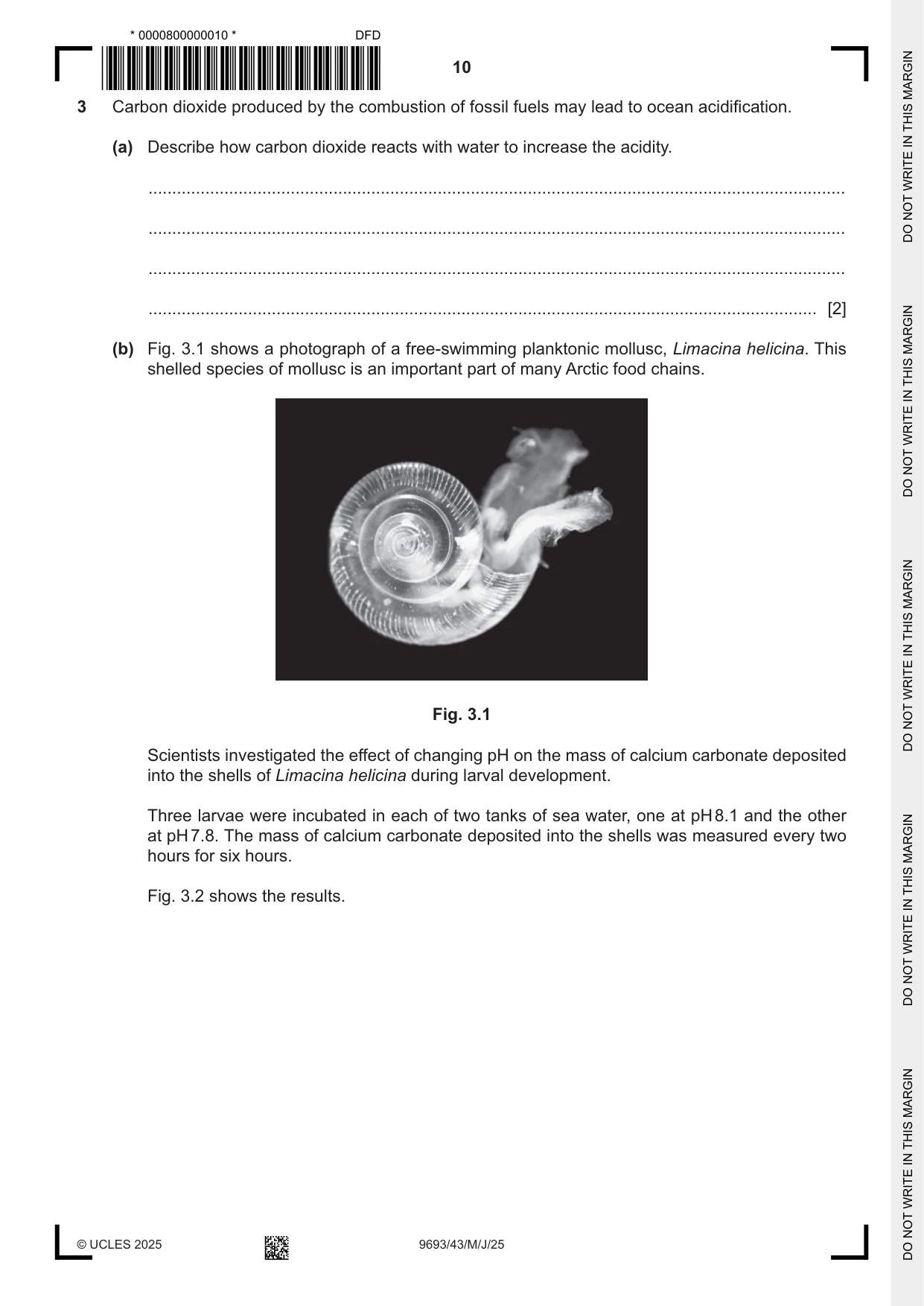 Cambridge A Level Marine Science 9693 2025 May/June Paper 4 · Variant 3 question paper, page 10 of 24