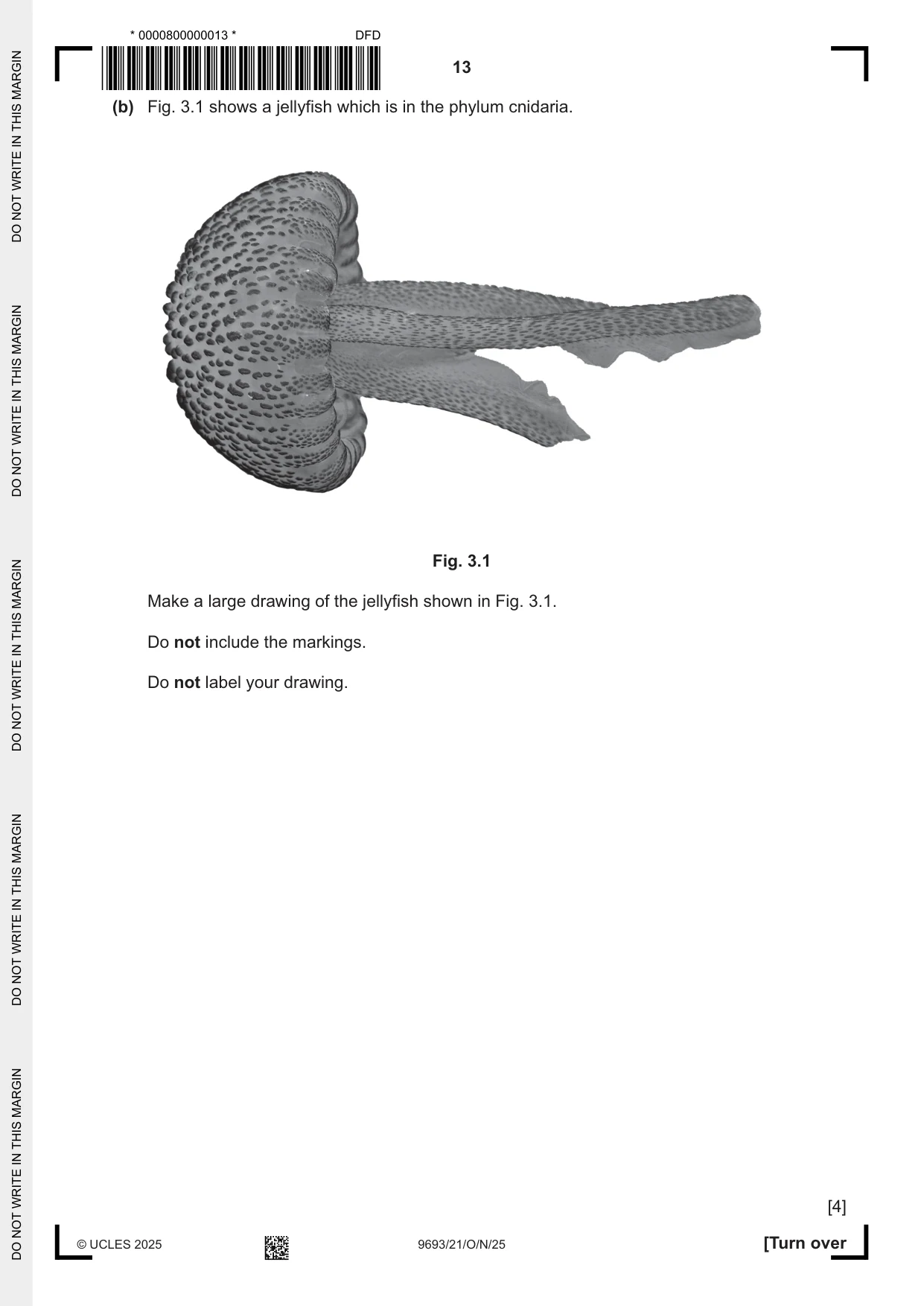 Cambridge A Level Marine Science 9693 2025 Oct/Nov Paper 2 · Variant 1 question paper, page 13 of 24