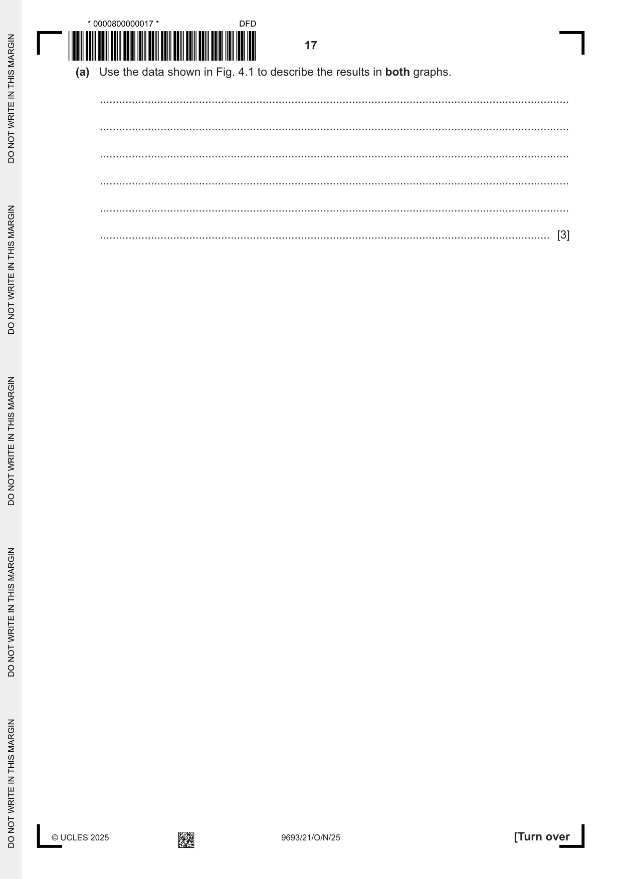 Cambridge A Level Marine Science 9693 2025 Oct/Nov Paper 2 · Variant 1 question paper, page 17 of 24