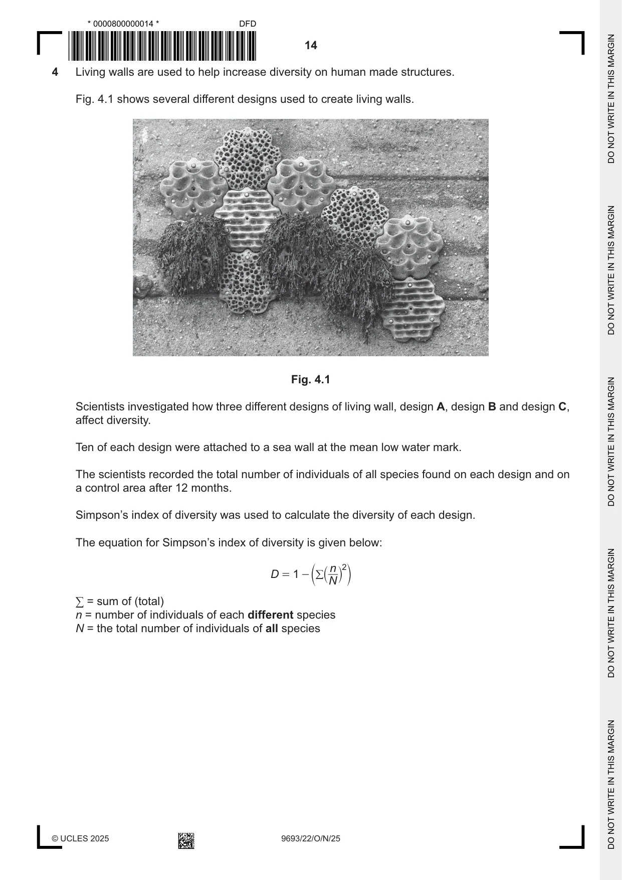 Cambridge A Level Marine Science 9693 2025 Oct/Nov Paper 2 · Variant 2 question paper, page 14 of 24
