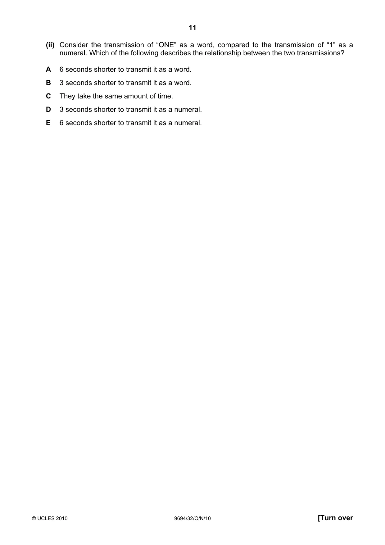 Cambridge A Level Thinking Skills 9694 2010 Oct/Nov Paper 3 · Variant 2 question paper, page 11 of 24