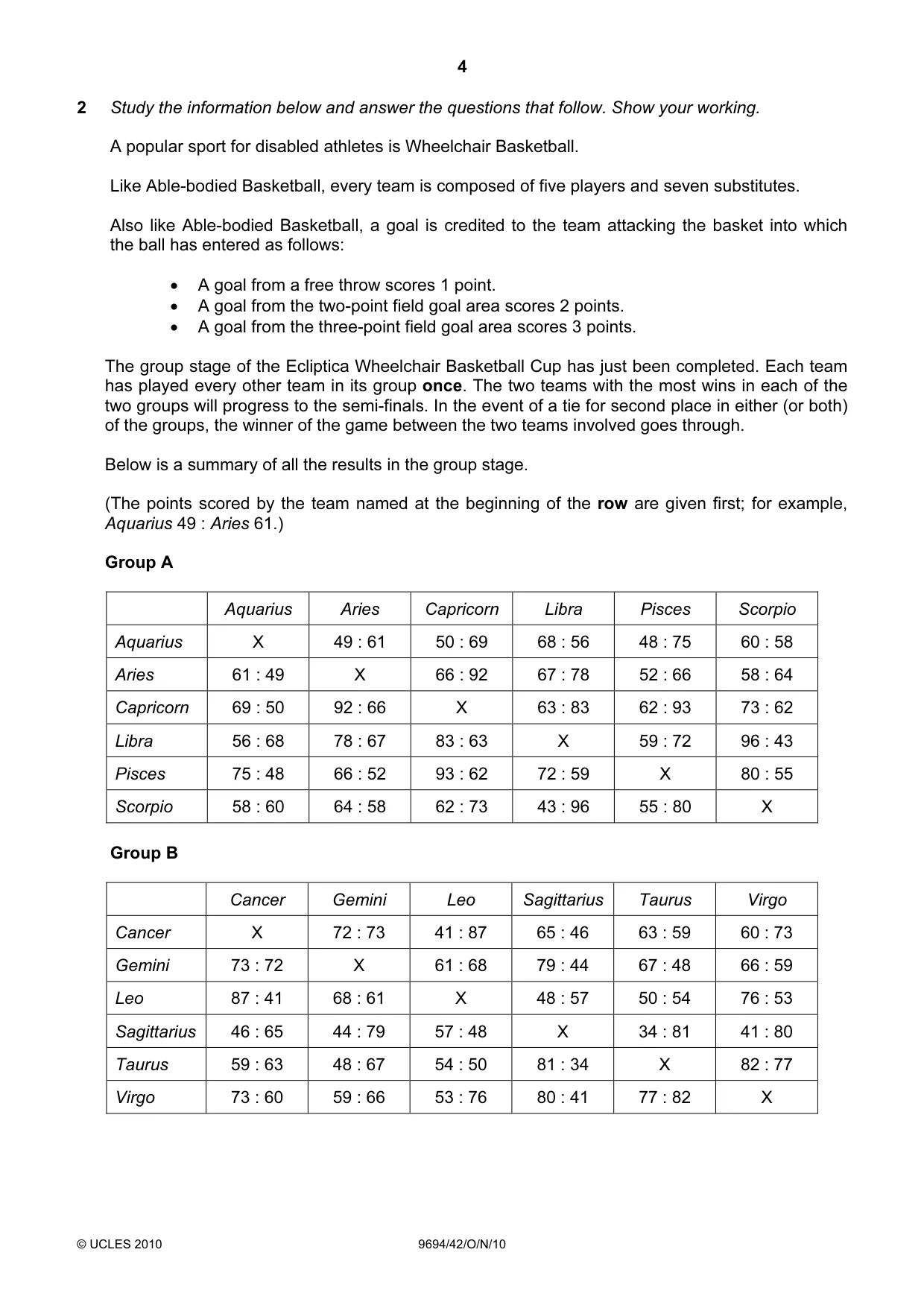 Cambridge A Level Thinking Skills 9694 2010 Oct/Nov Paper 4 · Variant 2 question paper, page 4 of 12