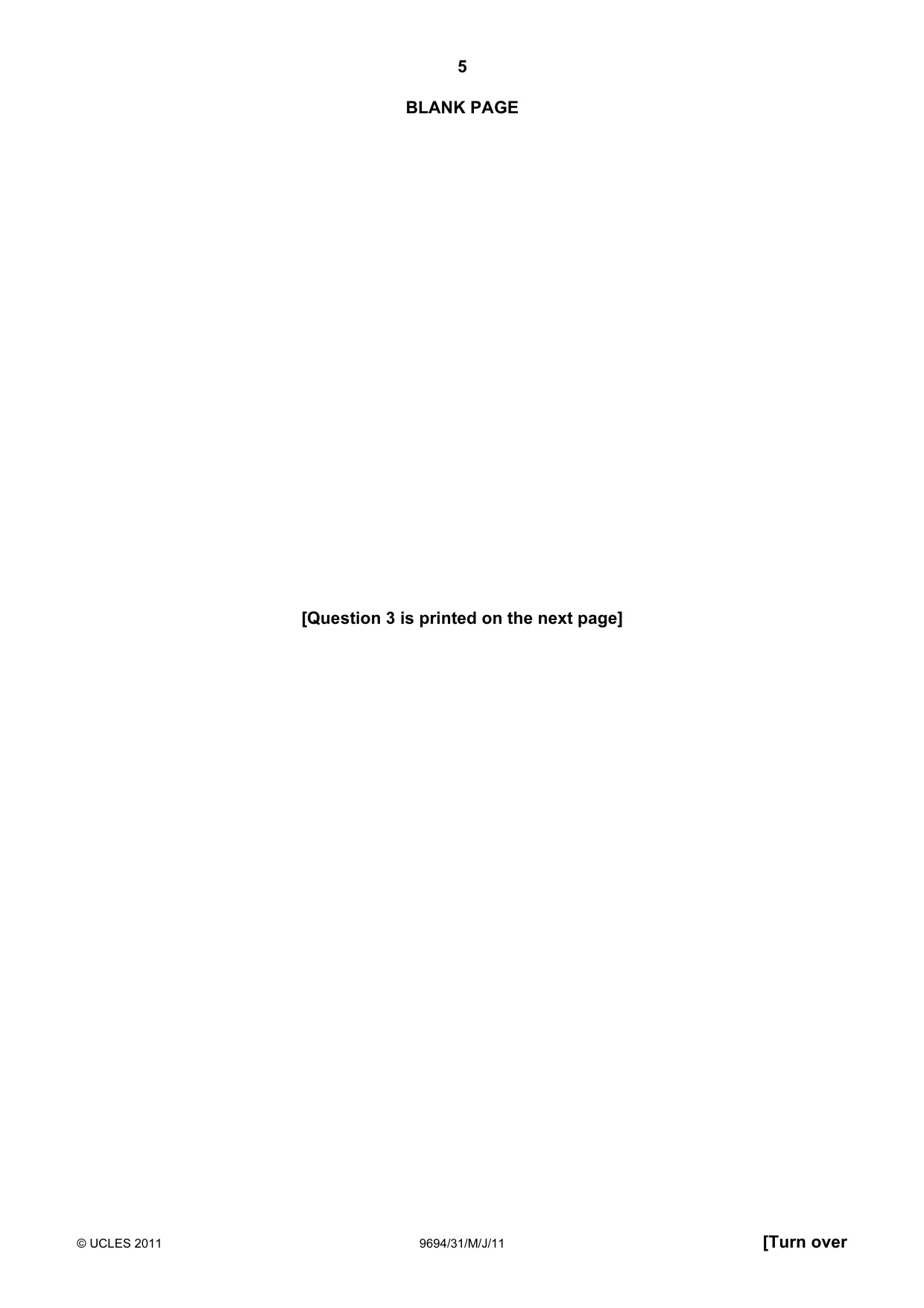 Cambridge A Level Thinking Skills 9694 2011 May/June Paper 3 · Variant 1 question paper, page 5 of 12