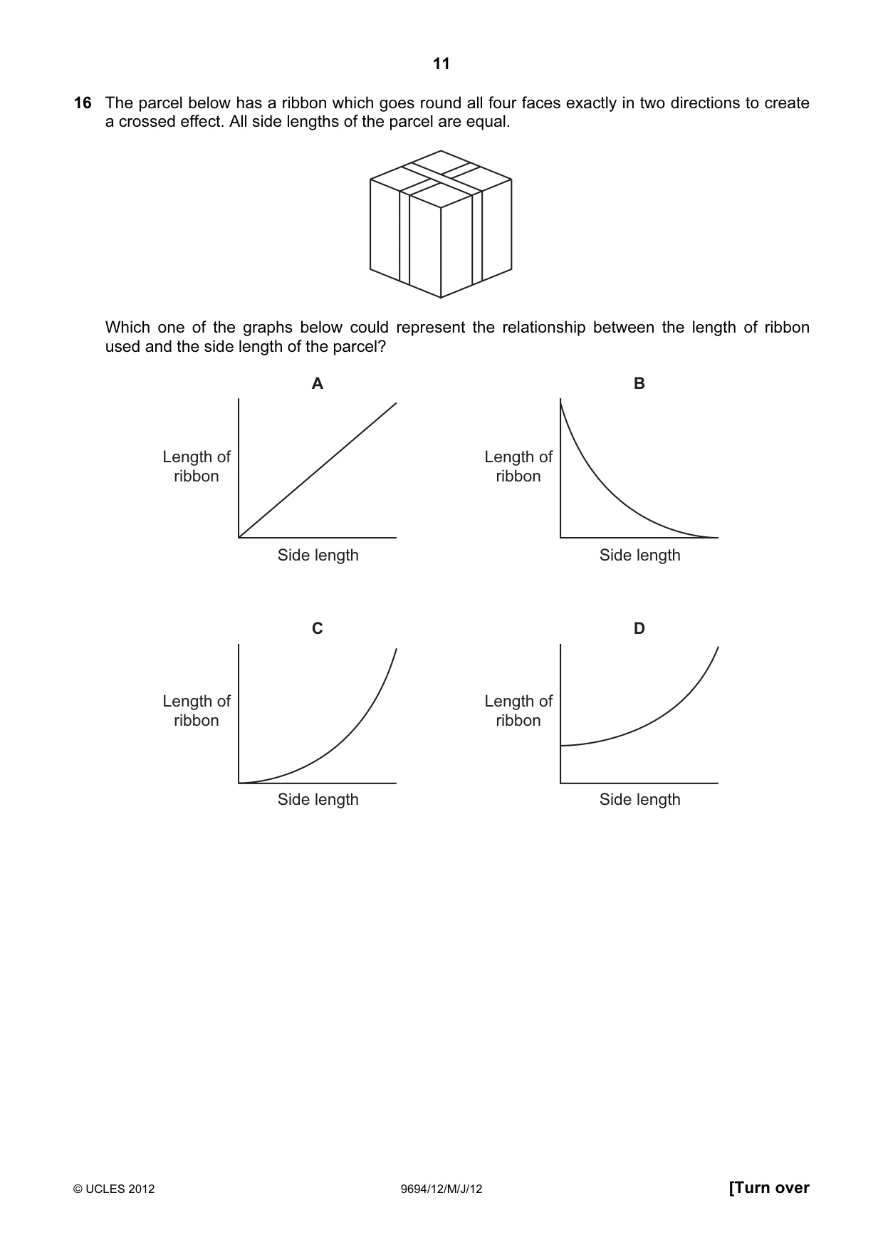 Cambridge A Level Thinking Skills 9694 2012 May/June Paper 1 · Variant 2 question paper, page 11 of 20
