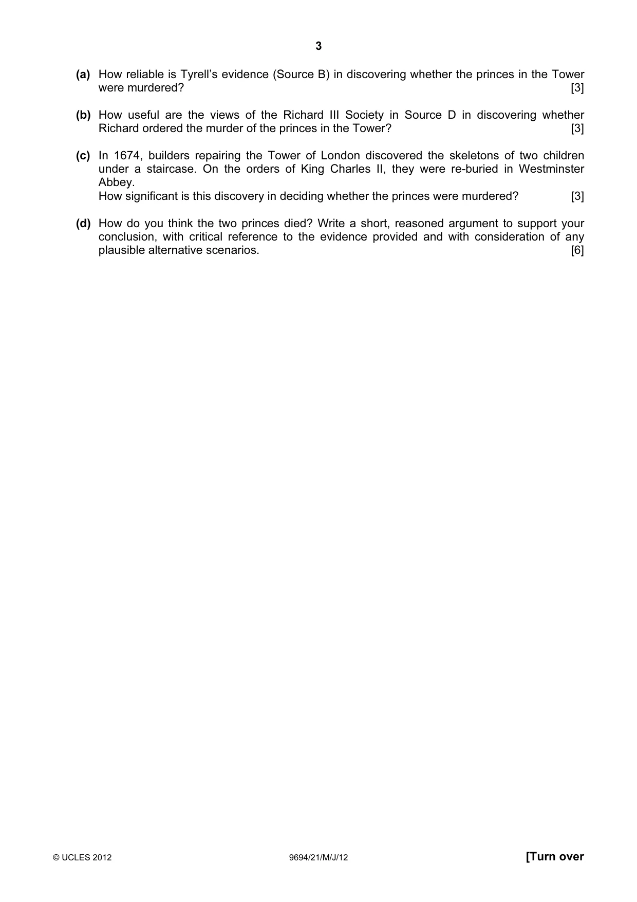 Cambridge A Level Thinking Skills 9694 2012 May/June Paper 2 · Variant 1 question paper, page 3 of 8