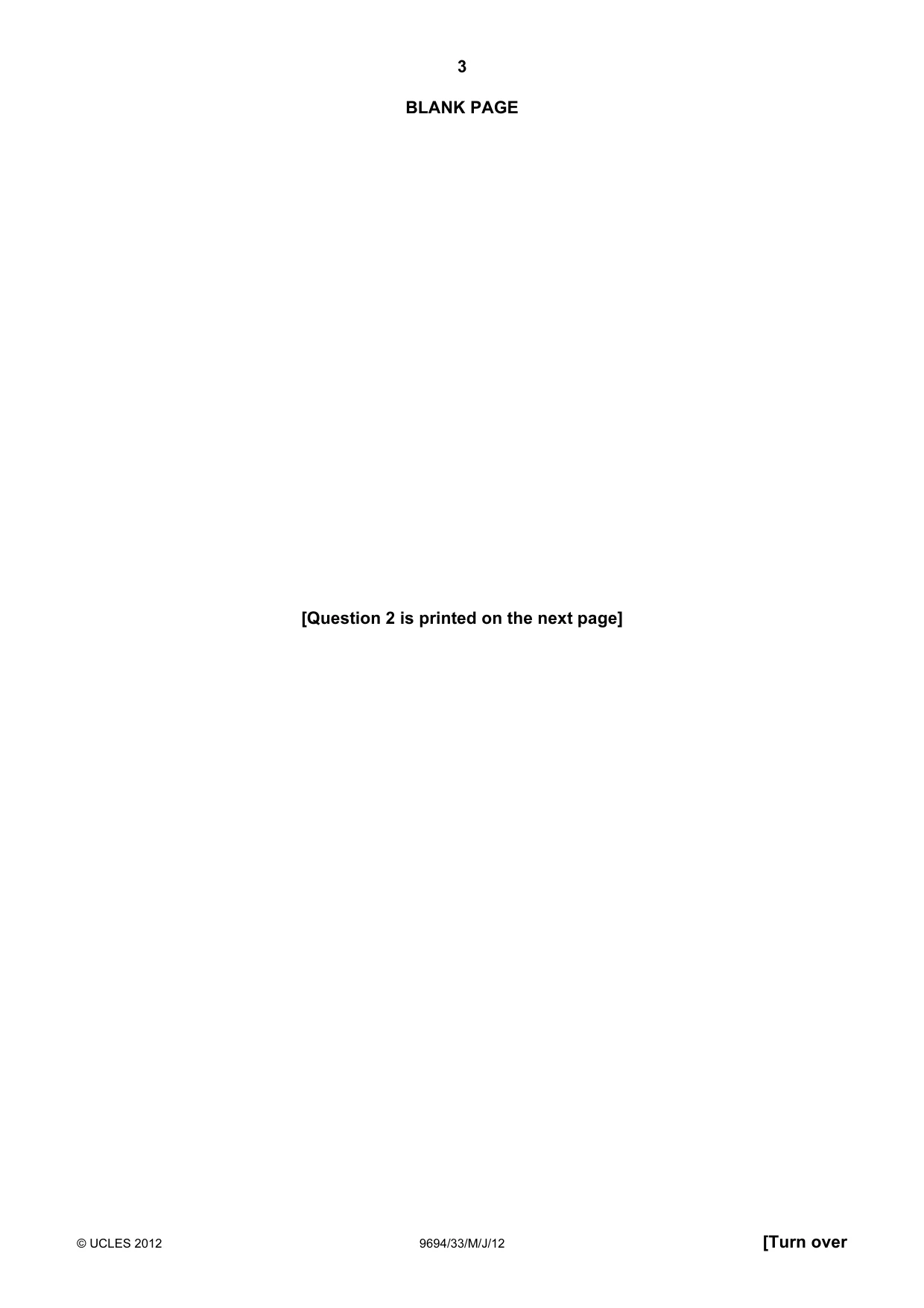 Cambridge A Level Thinking Skills 9694 2012 May/June Paper 3 · Variant 3 question paper, page 3 of 12