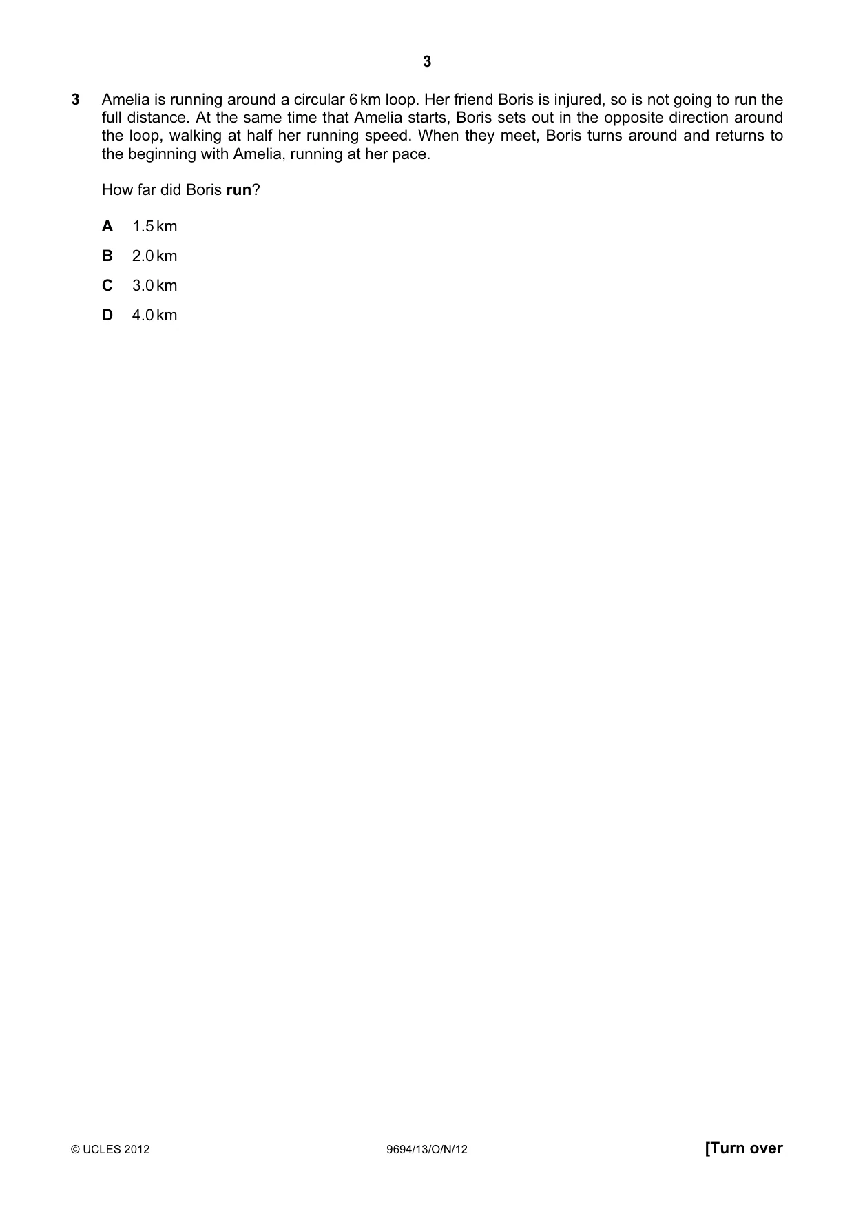 Cambridge A Level Thinking Skills 9694 2012 Oct/Nov Paper 1 · Variant 3 question paper, page 3 of 20