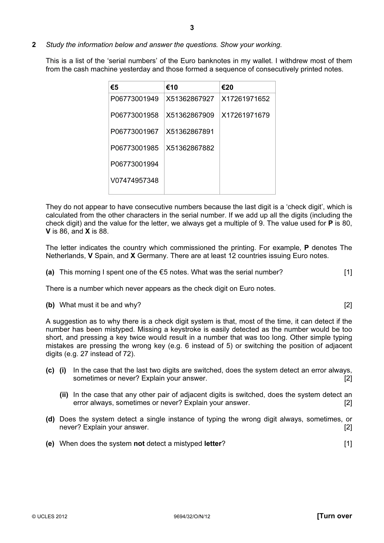 Cambridge A Level Thinking Skills 9694 2012 Oct/Nov Paper 3 · Variant 2 question paper, page 3 of 8