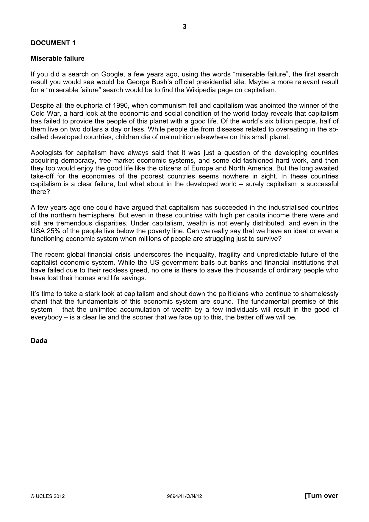 Cambridge A Level Thinking Skills 9694 2012 Oct/Nov Paper 4 · Variant 1 question paper, page 3 of 8