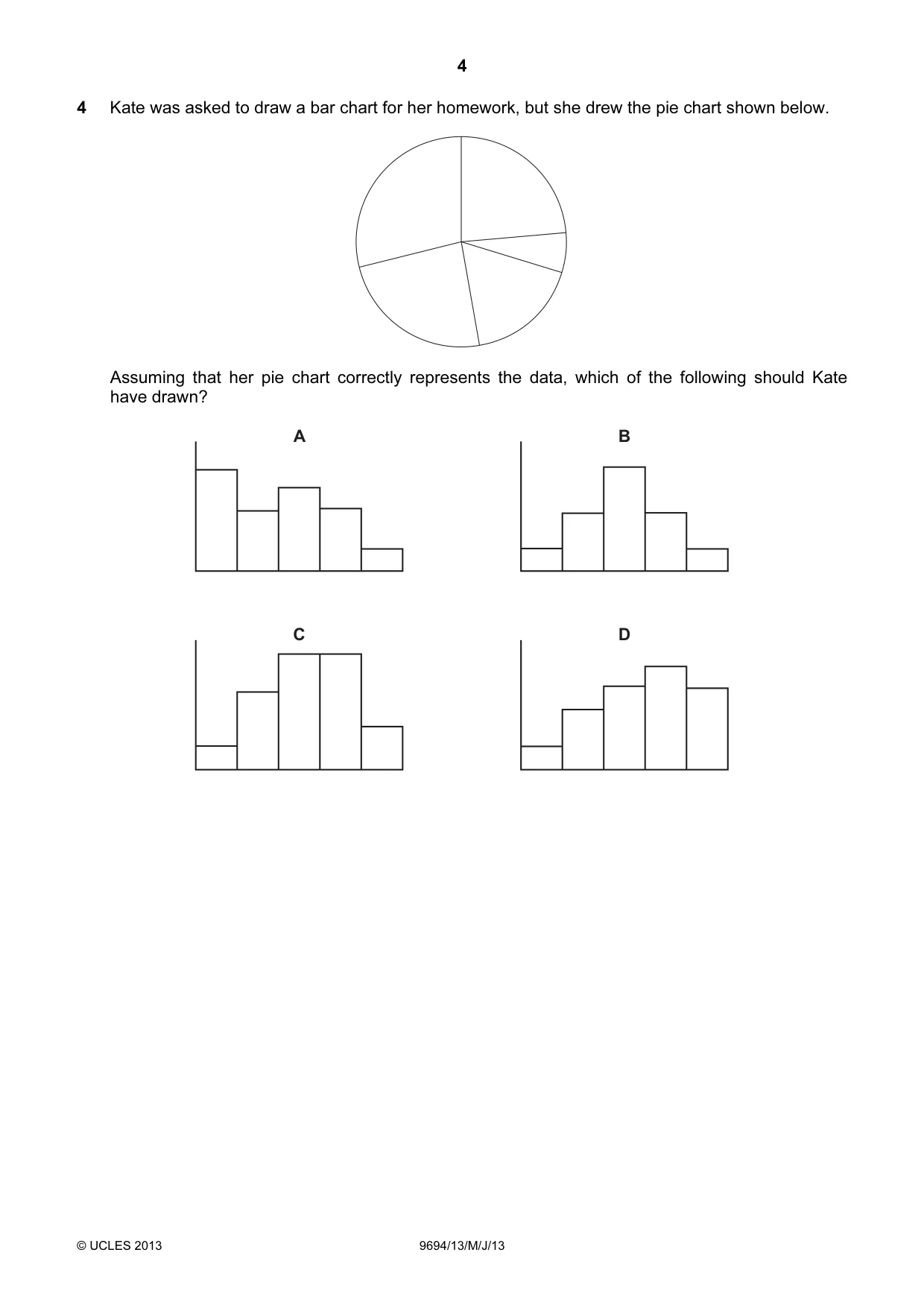 Cambridge A Level Thinking Skills 9694 2013 May/June Paper 1 · Variant 3 question paper, page 4 of 20