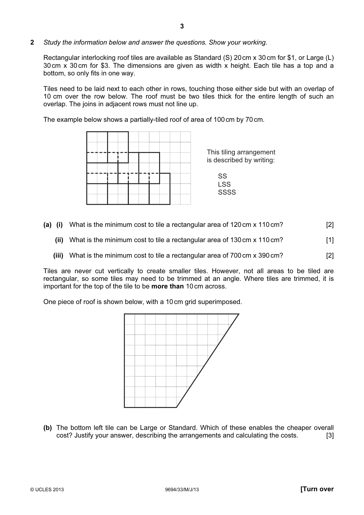 Cambridge A Level Thinking Skills 9694 2013 May/June Paper 3 · Variant 3 question paper, page 3 of 8