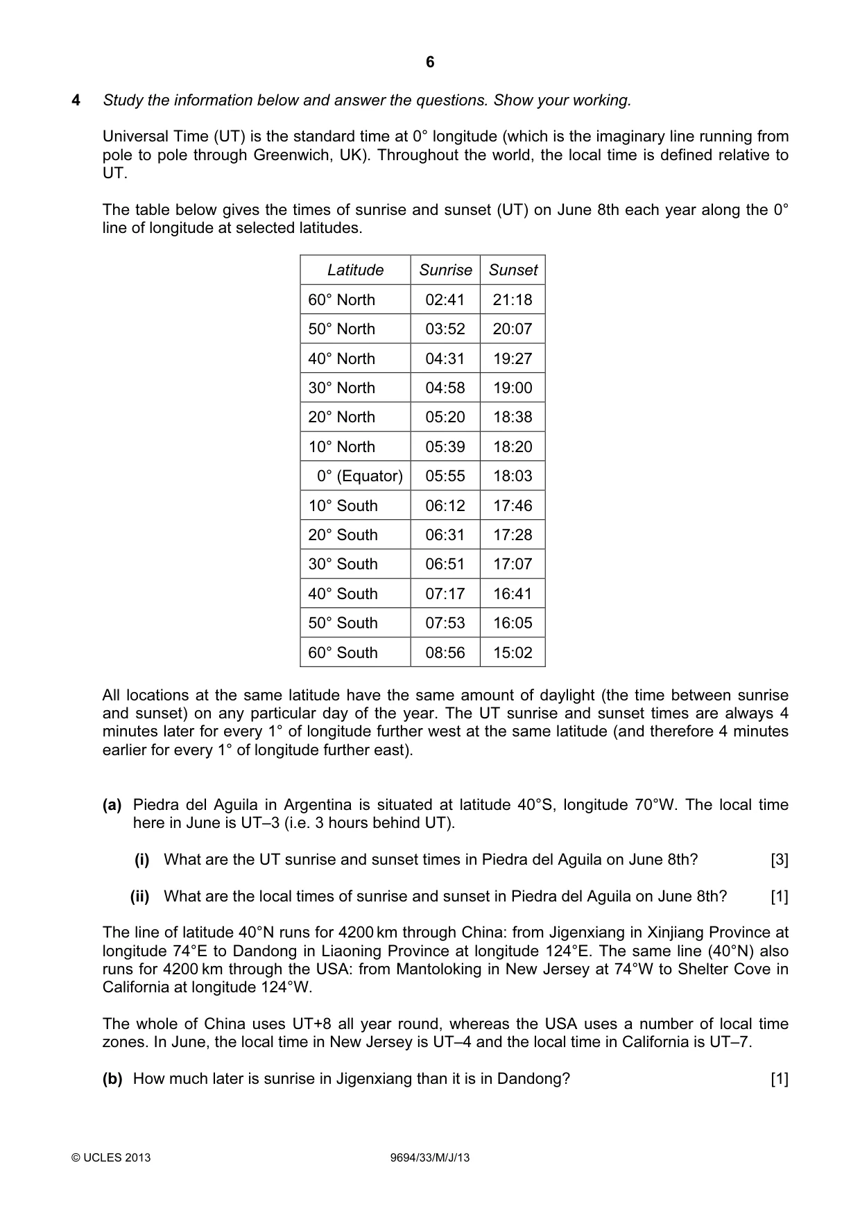 Cambridge A Level Thinking Skills 9694 2013 May/June Paper 3 · Variant 3 question paper, page 6 of 8