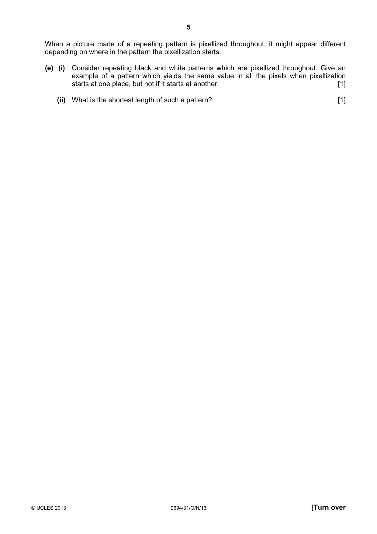 Cambridge A Level Thinking Skills 9694 2013 Oct/Nov Paper 3 · Variant 1 question paper, page 5 of 12