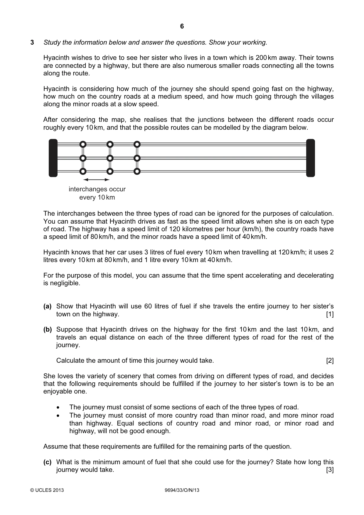 Cambridge A Level Thinking Skills 9694 2013 Oct/Nov Paper 3 · Variant 3 question paper, page 6 of 12