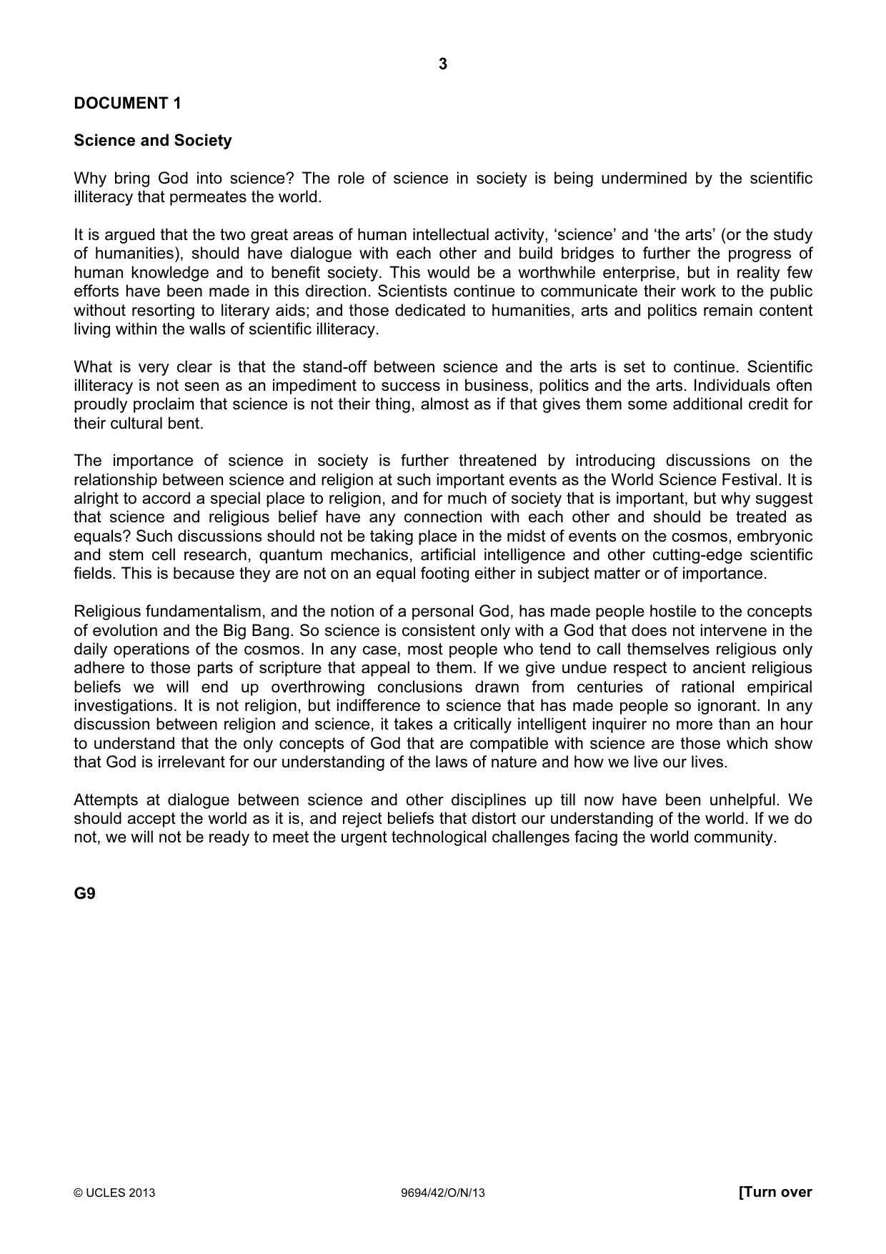 Cambridge A Level Thinking Skills 9694 2013 Oct/Nov Paper 4 · Variant 2 question paper, page 3 of 8