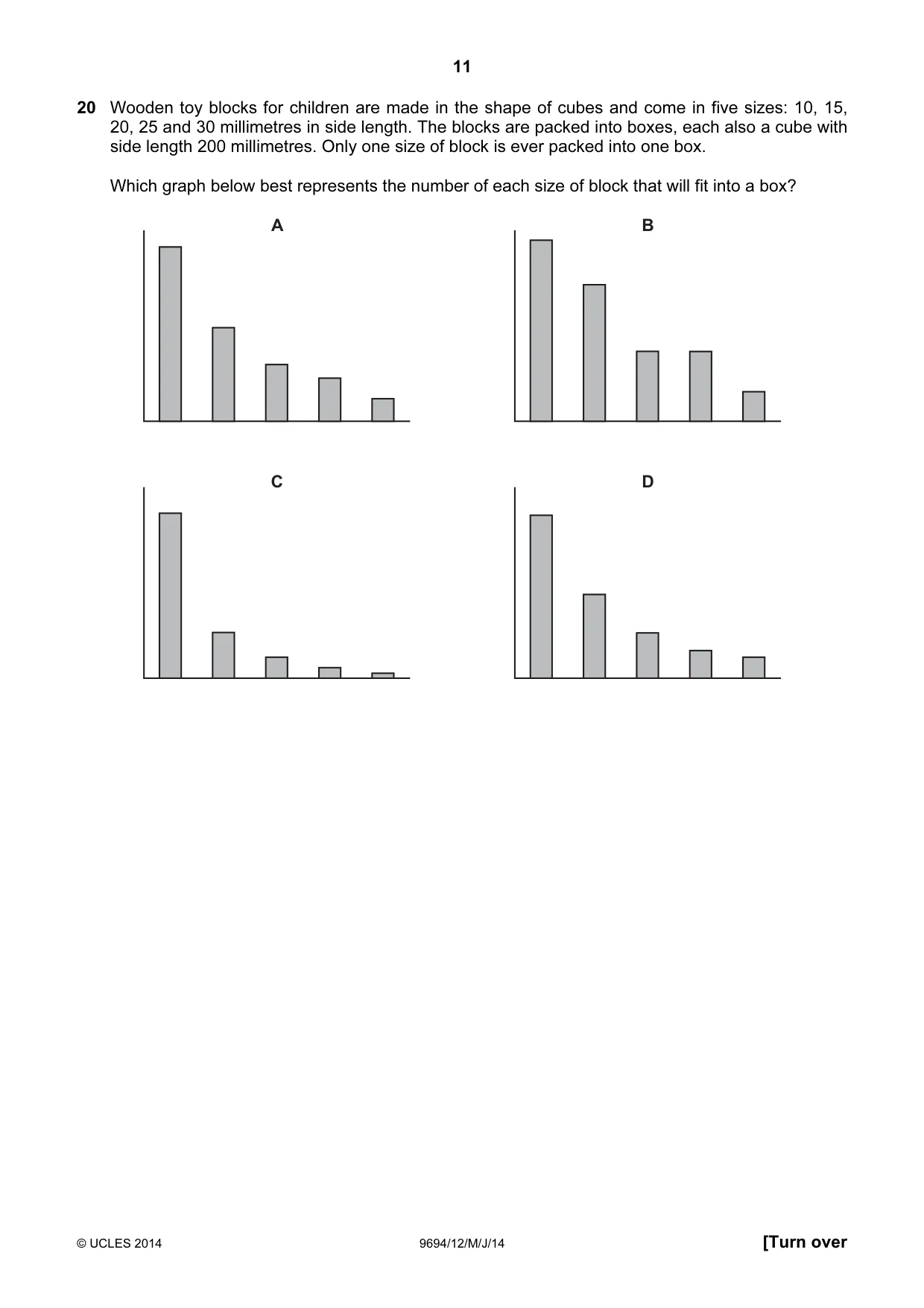 Cambridge A Level Thinking Skills 9694 2014 May/June Paper 1 · Variant 2 question paper, page 11 of 16