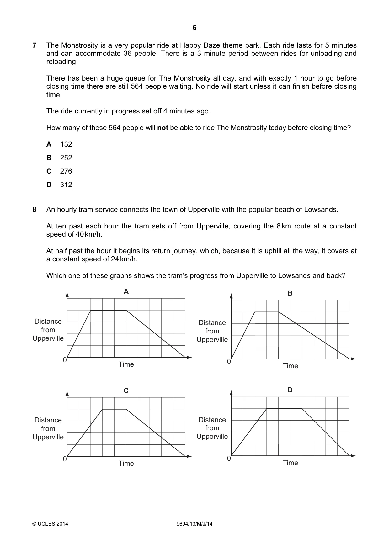 Cambridge A Level Thinking Skills 9694 2014 May/June Paper 1 · Variant 3 question paper, page 6 of 20