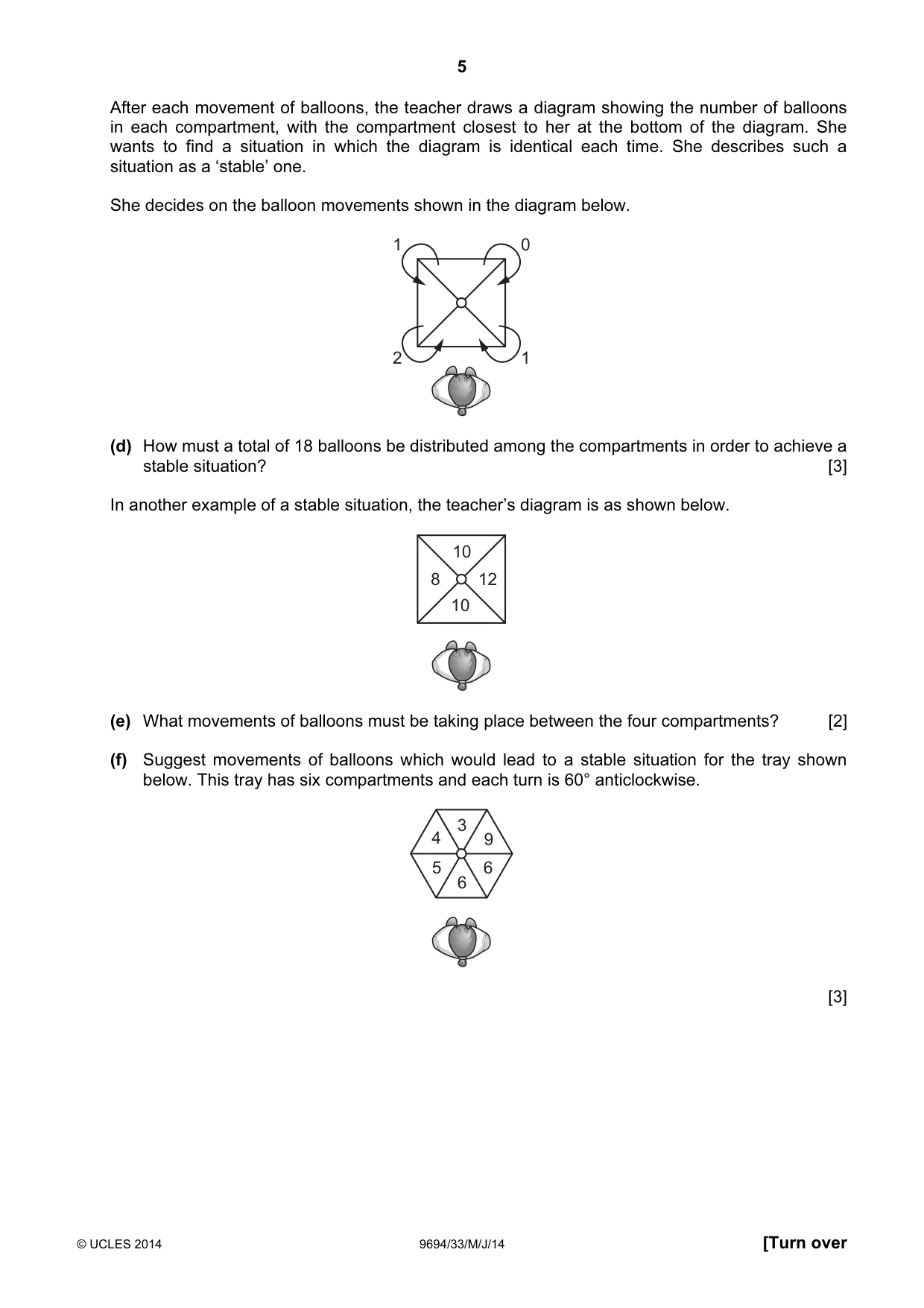 Cambridge A Level Thinking Skills 9694 2014 May/June Paper 3 · Variant 3 question paper, page 5 of 8
