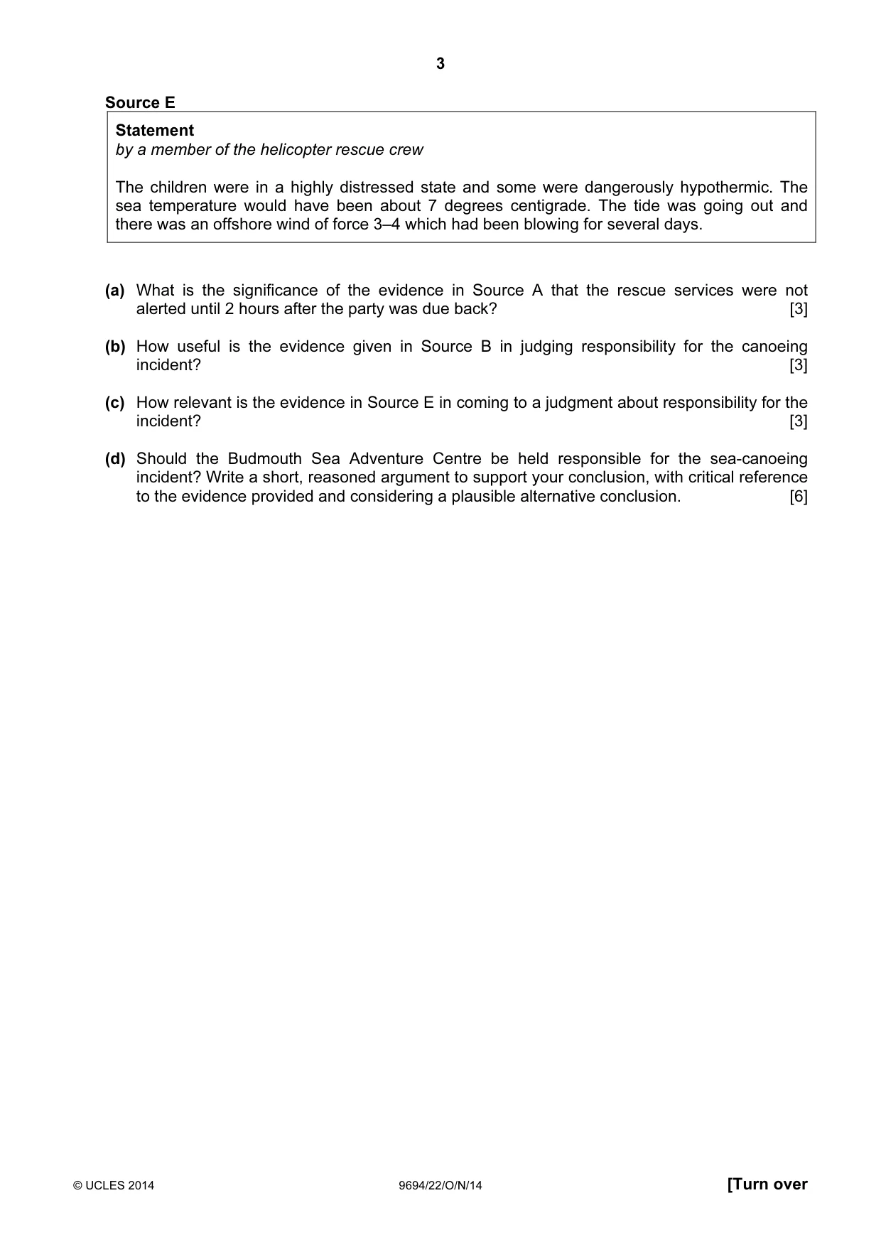 Cambridge A Level Thinking Skills 9694 2014 Oct/Nov Paper 2 · Variant 2 question paper, page 3 of 8