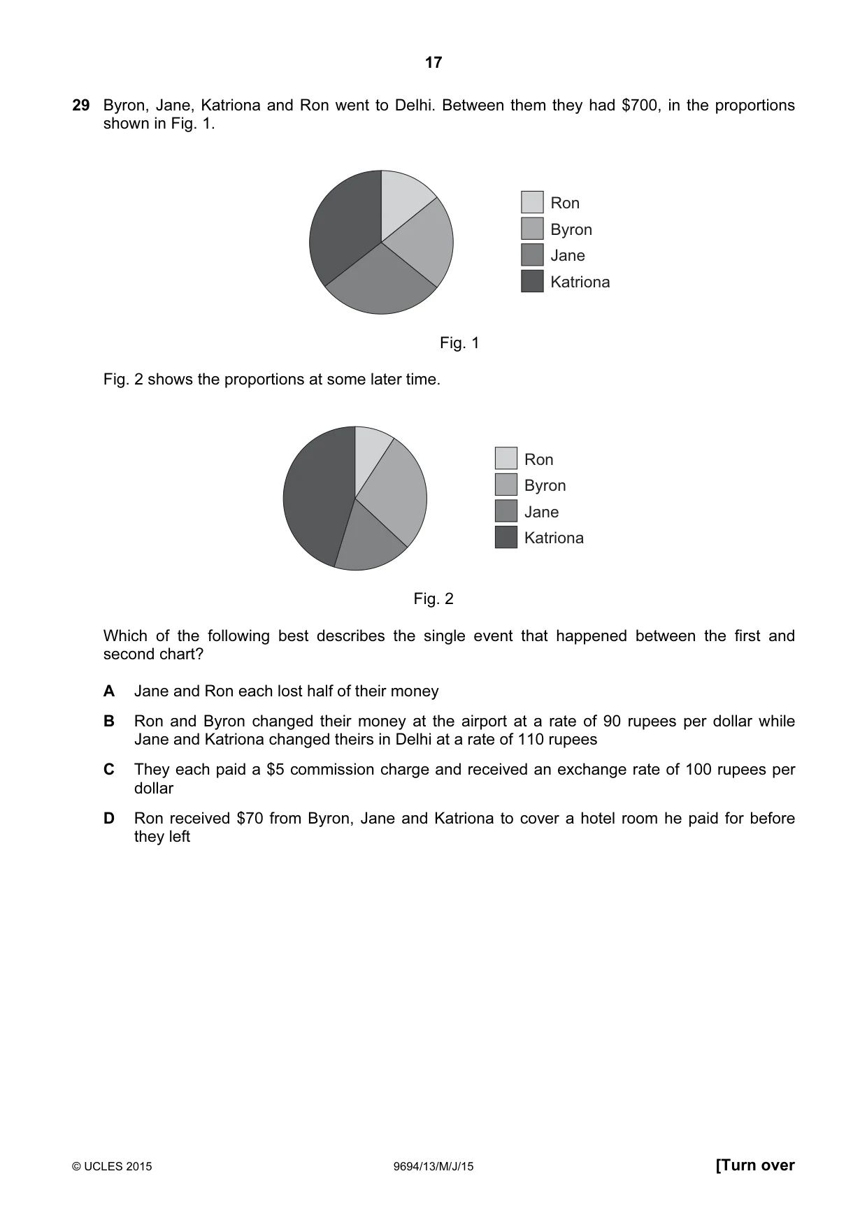 Cambridge A Level Thinking Skills 9694 2015 May/June Paper 1 · Variant 3 question paper, page 17 of 20