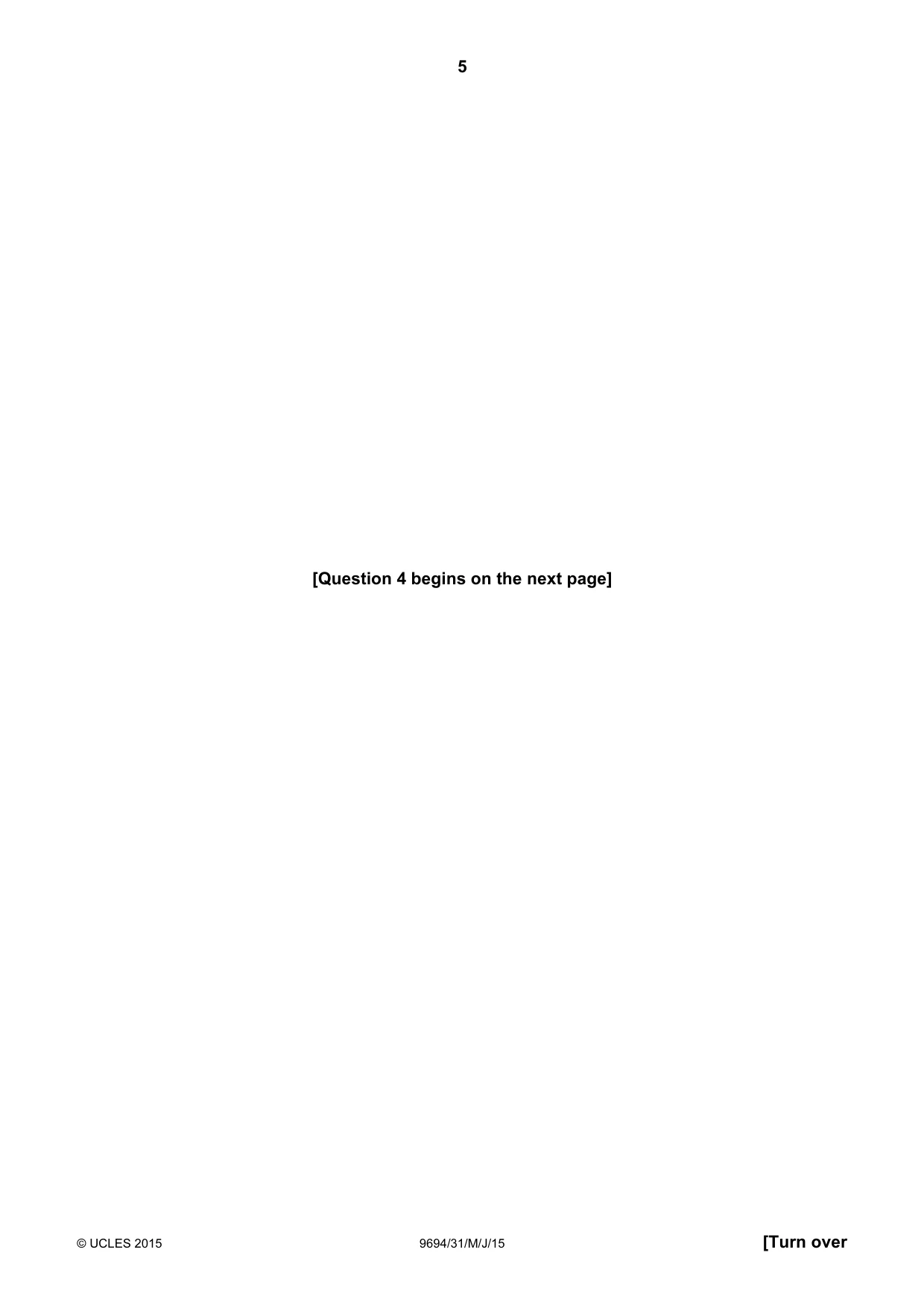 Cambridge A Level Thinking Skills 9694 2015 May/June Paper 3 · Variant 1 question paper, page 5 of 8