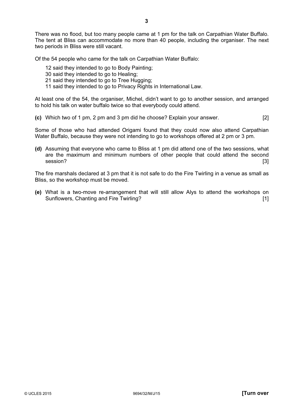 Cambridge A Level Thinking Skills 9694 2015 May/June Paper 3 · Variant 2 question paper, page 3 of 8