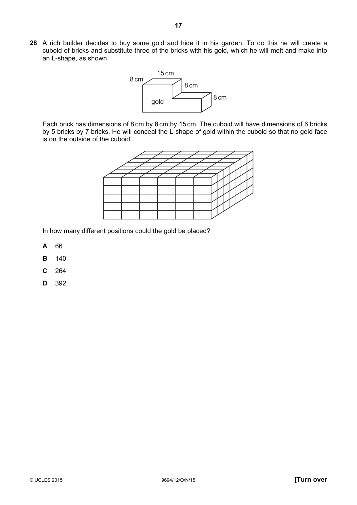Cambridge A Level Thinking Skills 9694 2015 Oct/Nov Paper 1 · Variant 2 question paper, page 17 of 20