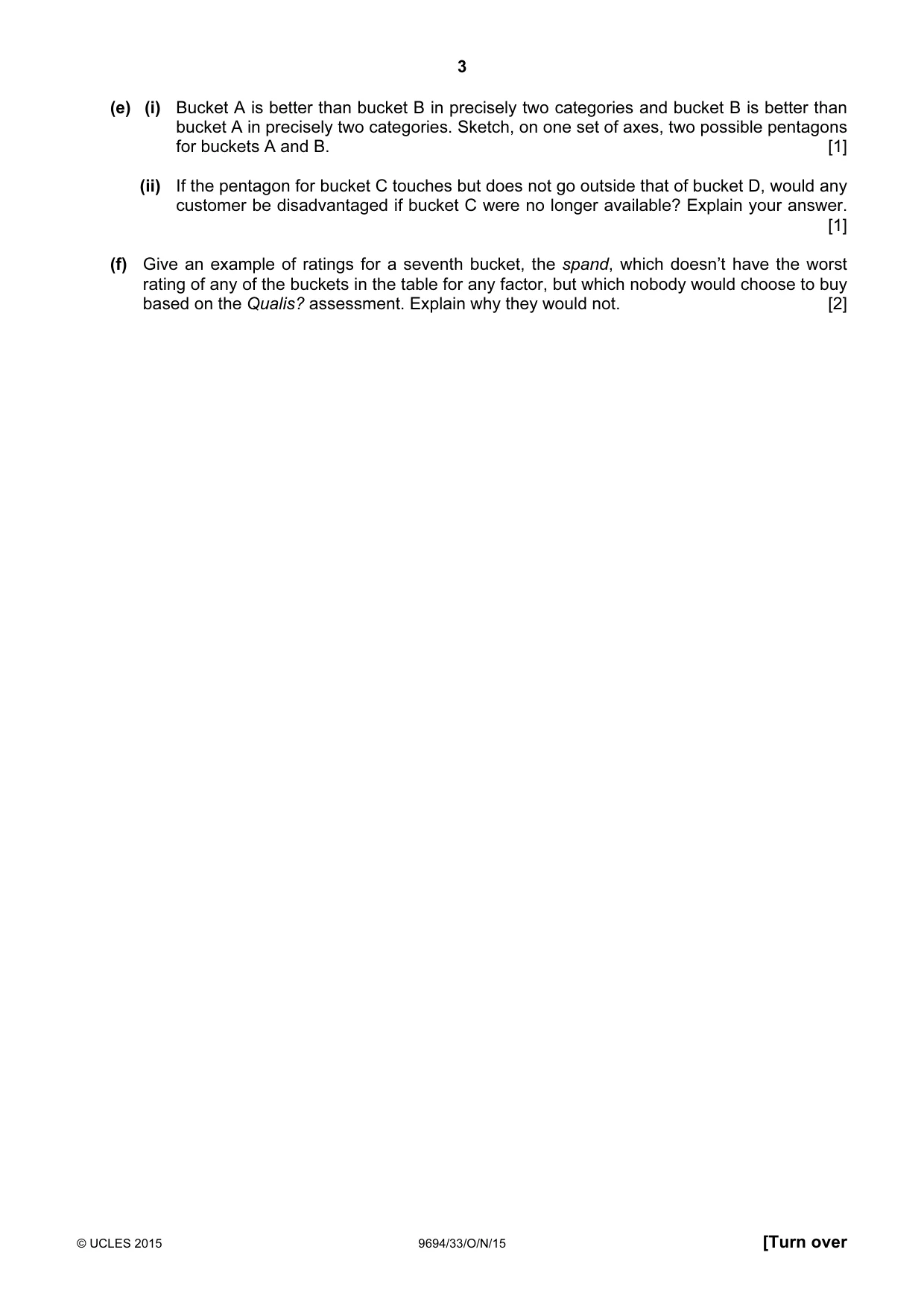 Cambridge A Level Thinking Skills 9694 2015 Oct/Nov Paper 3 · Variant 3 question paper, page 3 of 12