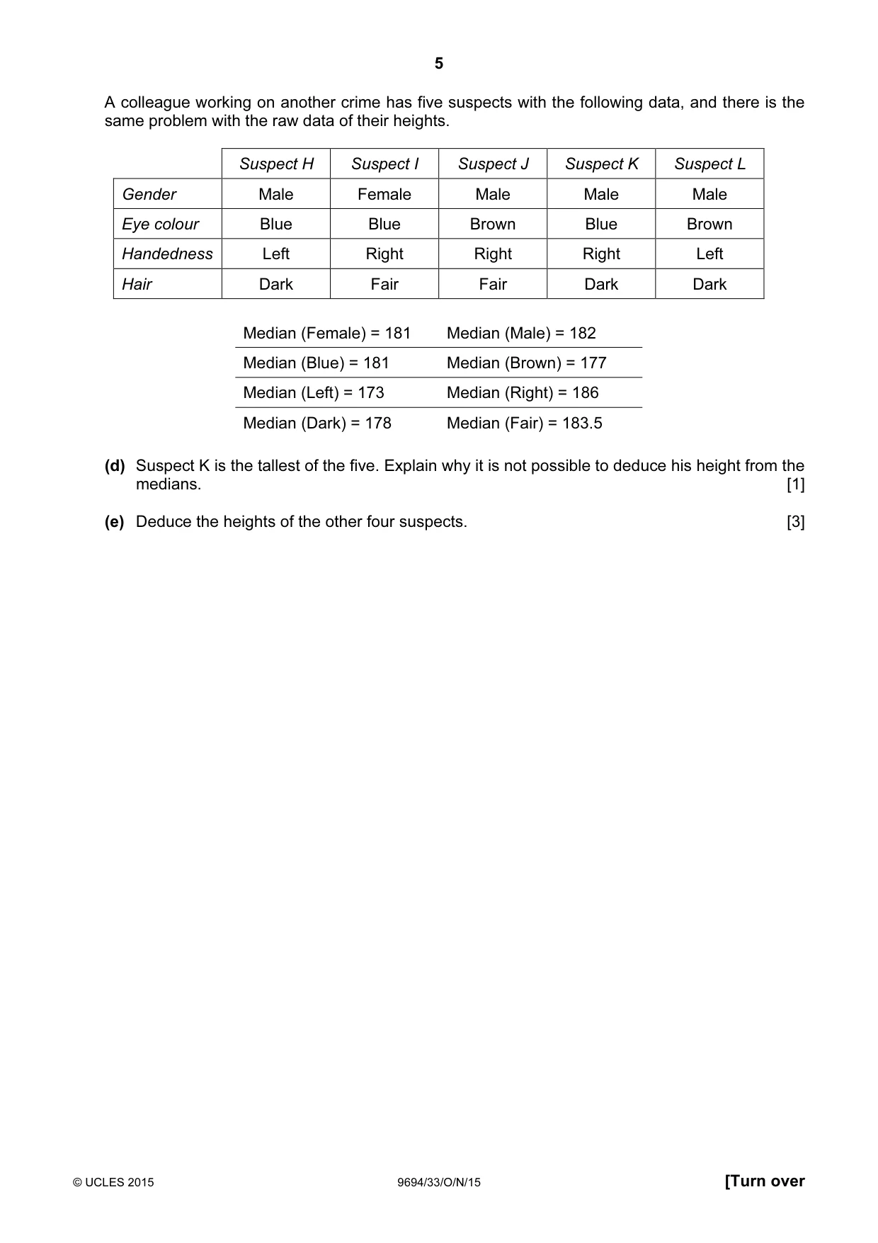 Cambridge A Level Thinking Skills 9694 2015 Oct/Nov Paper 3 · Variant 3 question paper, page 5 of 12