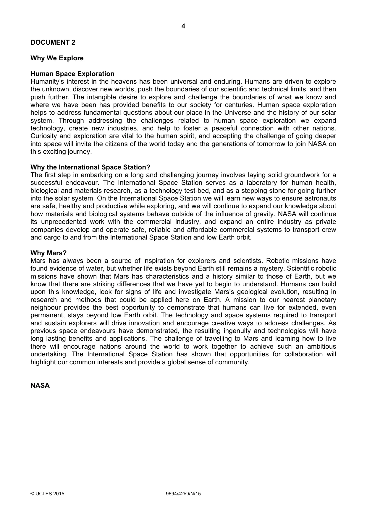Cambridge A Level Thinking Skills 9694 2015 Oct/Nov Paper 4 · Variant 2 question paper, page 4 of 8