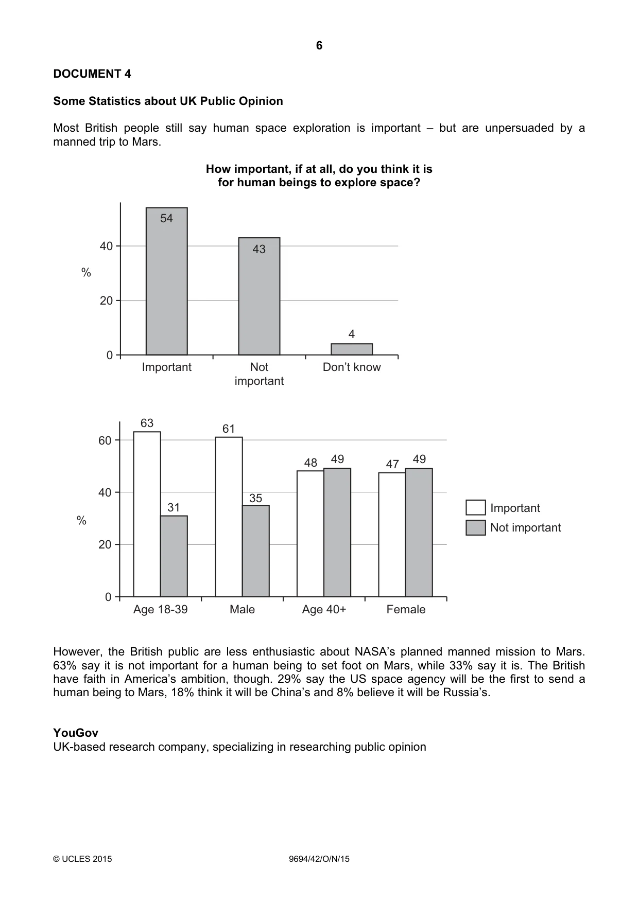 Cambridge A Level Thinking Skills 9694 2015 Oct/Nov Paper 4 · Variant 2 question paper, page 6 of 8