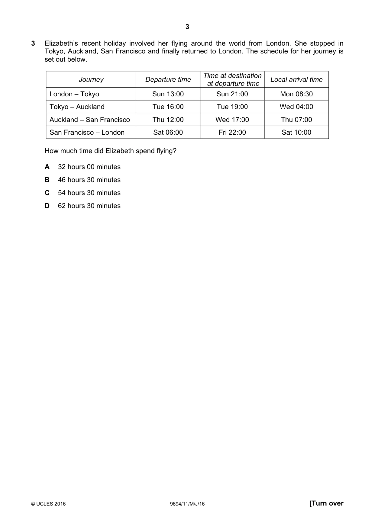 Cambridge A Level Thinking Skills 9694 2016 May/June Paper 1 · Variant 1 question paper, page 3 of 20