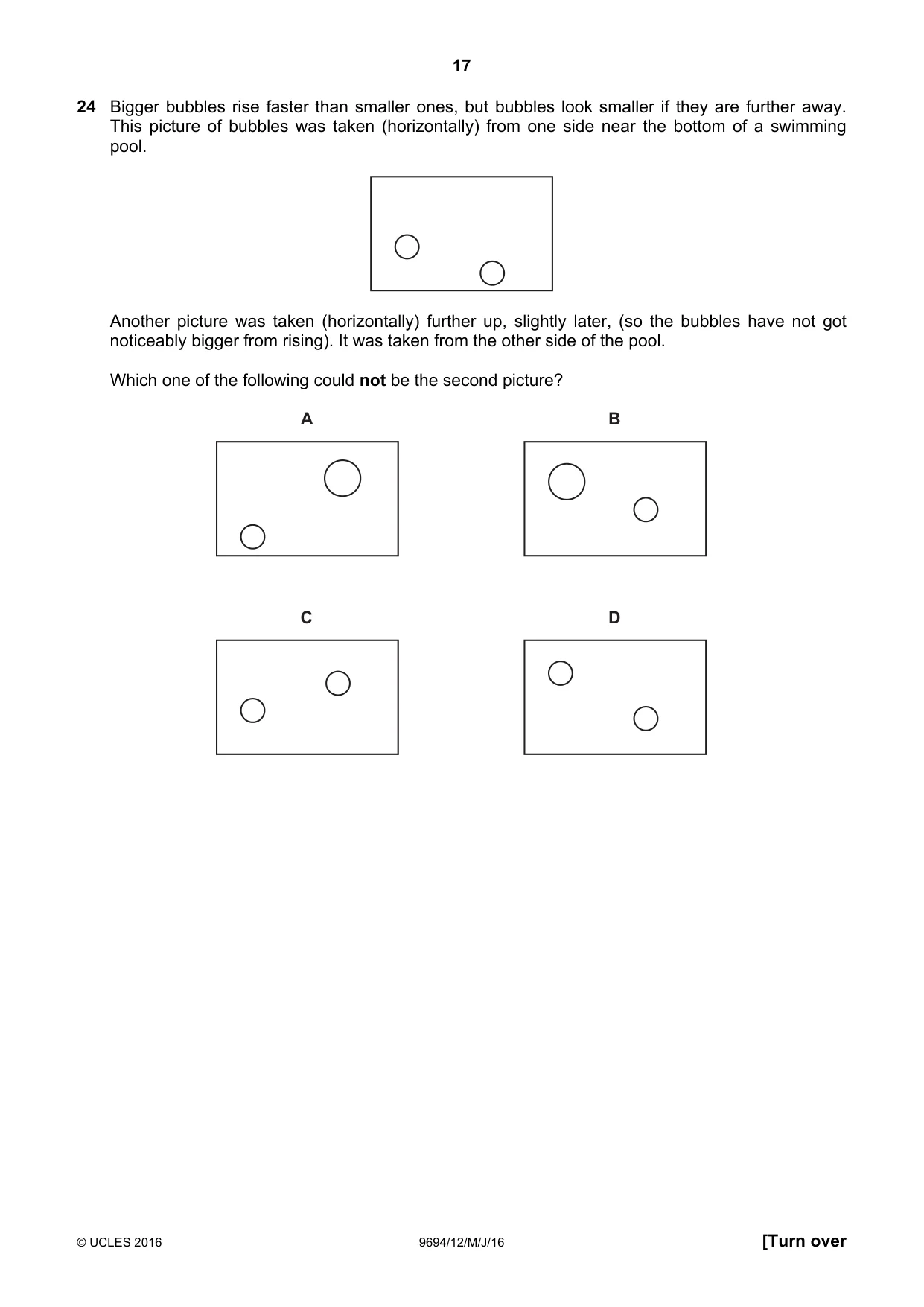 Cambridge A Level Thinking Skills 9694 2016 May/June Paper 1 · Variant 2 question paper, page 17 of 20