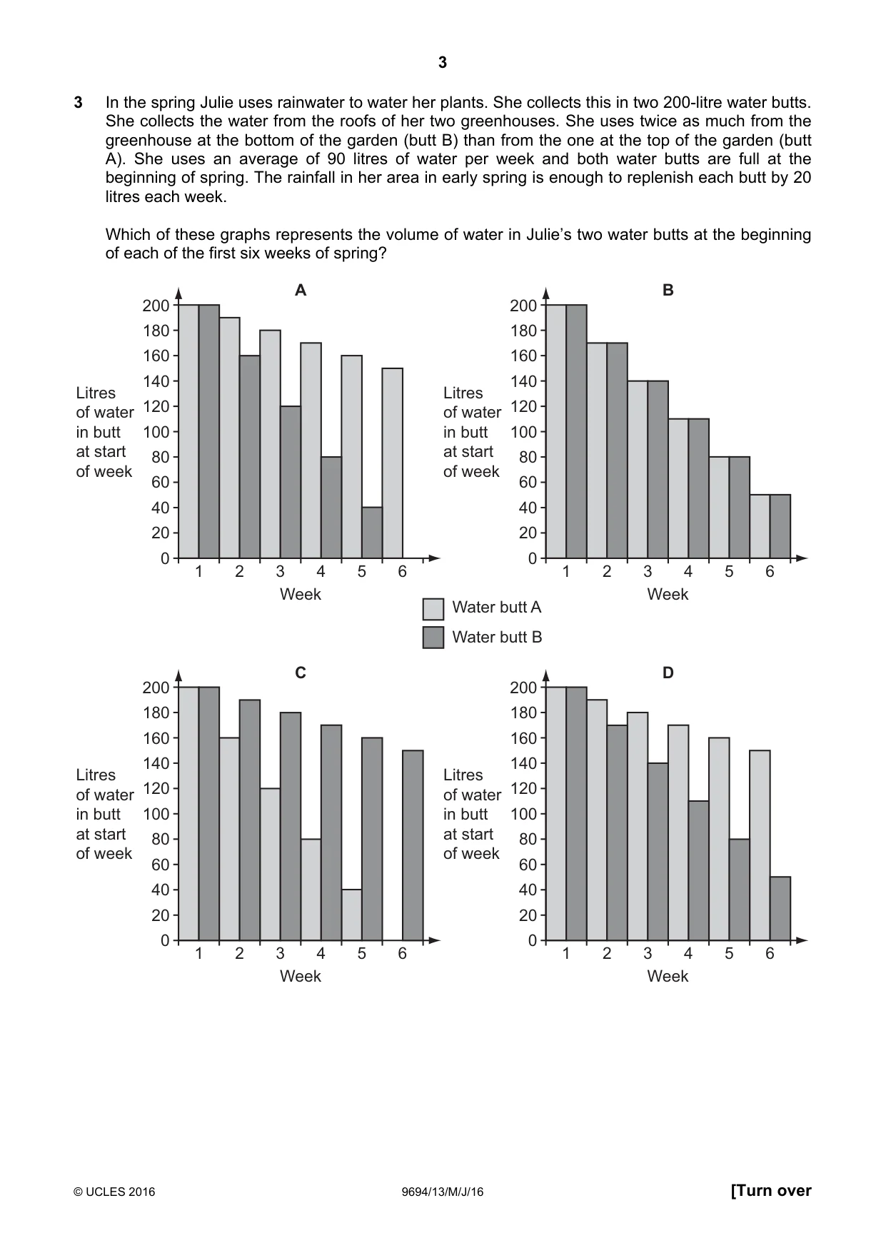 Cambridge A Level Thinking Skills 9694 2016 May/June Paper 1 · Variant 3 question paper, page 3 of 20