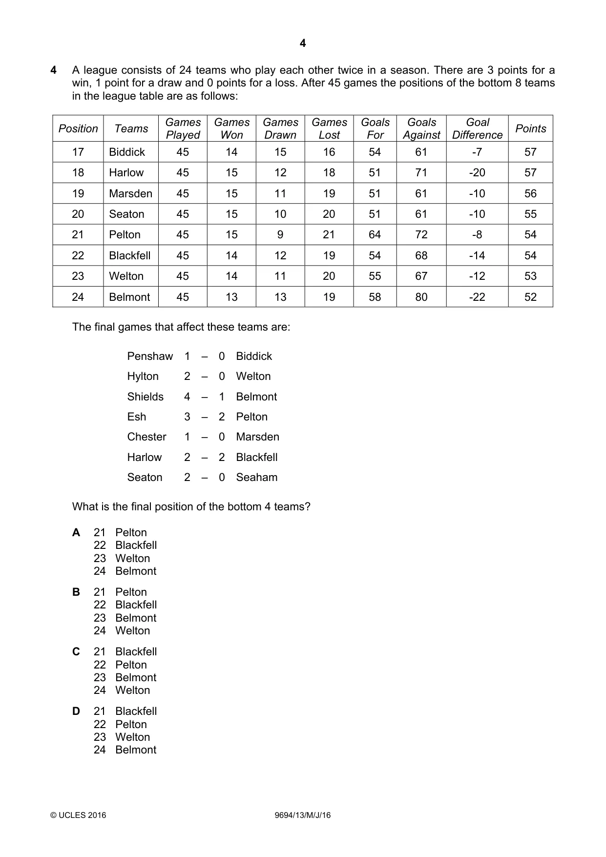 Cambridge A Level Thinking Skills 9694 2016 May/June Paper 1 · Variant 3 question paper, page 4 of 20