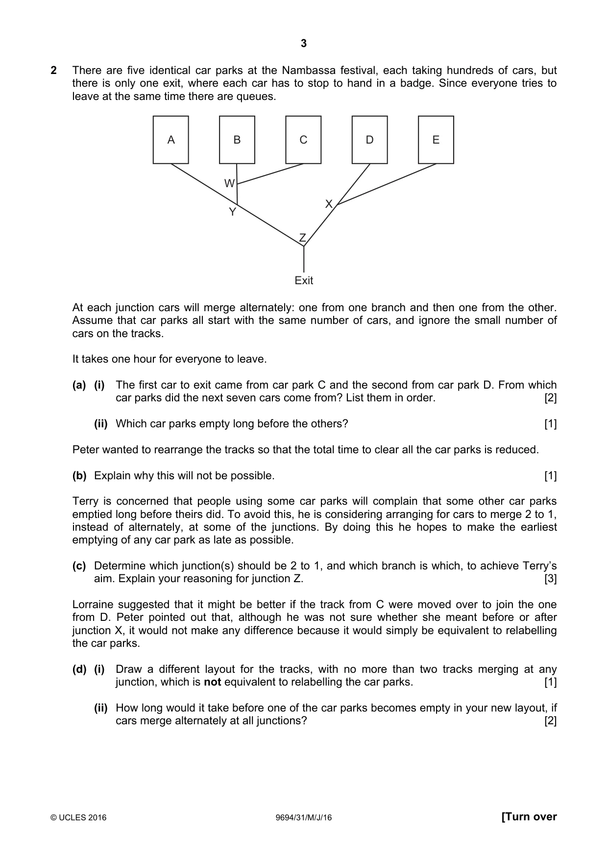 Cambridge A Level Thinking Skills 9694 2016 May/June Paper 3 · Variant 1 question paper, page 3 of 8