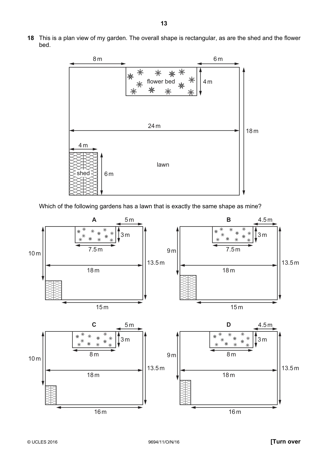 Cambridge A Level Thinking Skills 9694 2016 Oct/Nov Paper 1 · Variant 1 question paper, page 13 of 20