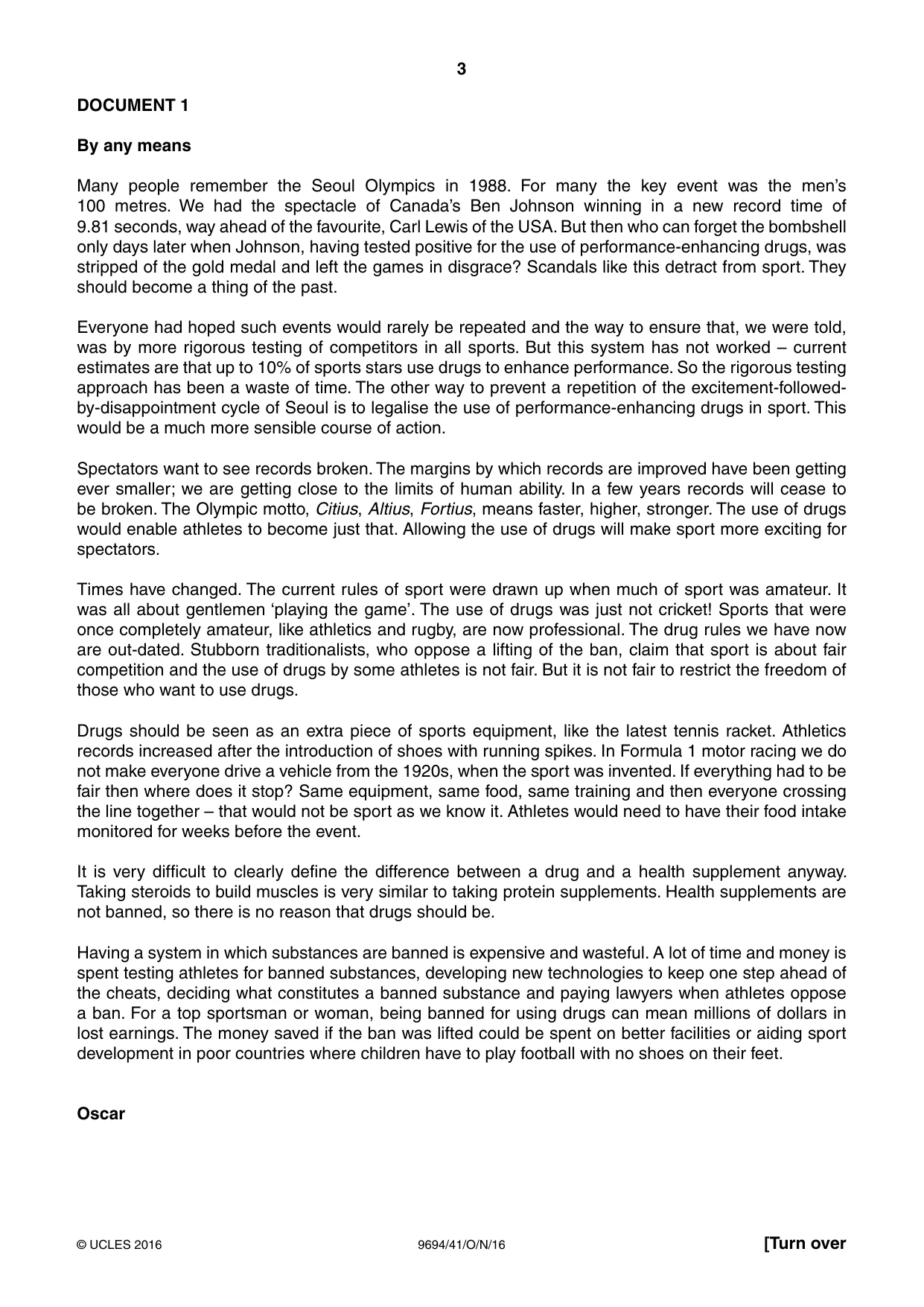 Cambridge A Level Thinking Skills 9694 2016 Oct/Nov Paper 4 · Variant 1 question paper, page 3 of 8