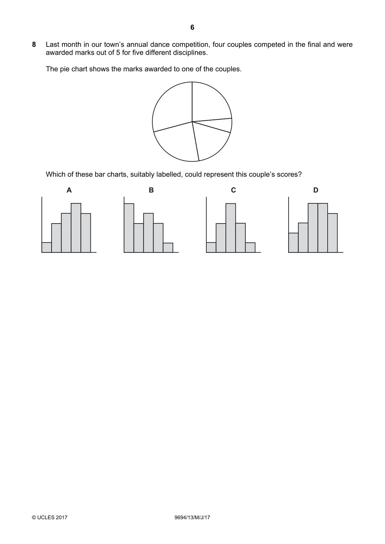Cambridge A Level Thinking Skills 9694 2017 May/June Paper 1 · Variant 3 question paper, page 6 of 20