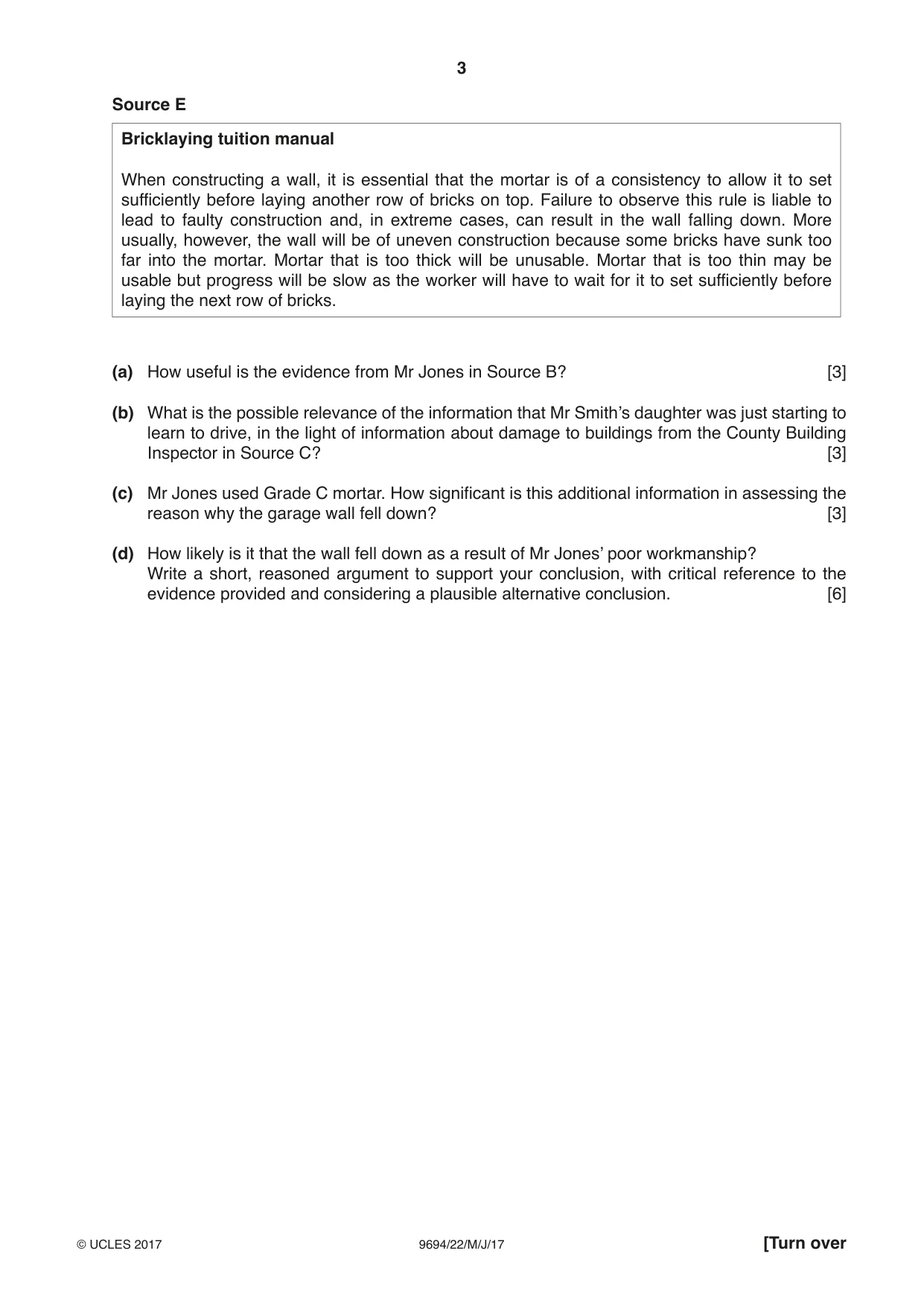 Cambridge A Level Thinking Skills 9694 2017 May/June Paper 2 · Variant 2 question paper, page 3 of 8