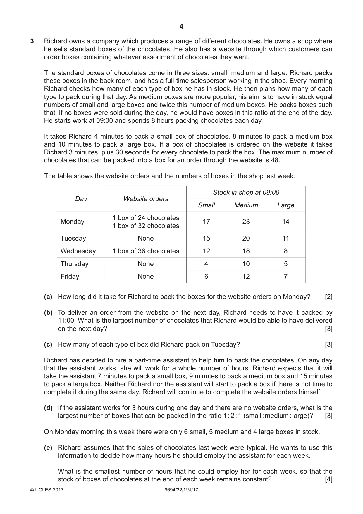 Cambridge A Level Thinking Skills 9694 2017 May/June Paper 3 · Variant 2 question paper, page 4 of 8