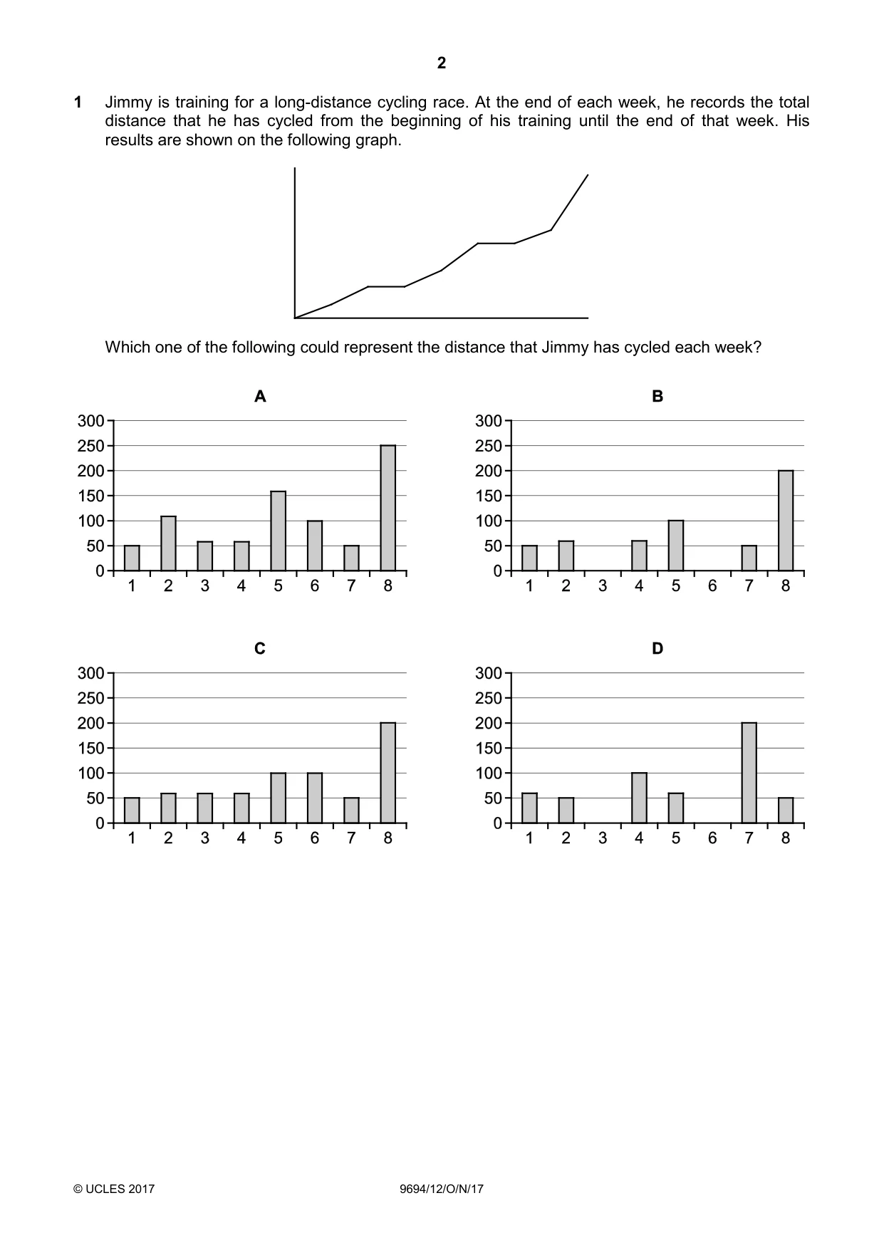 Cambridge A Level Thinking Skills 9694 2017 Oct/Nov Paper 1 · Variant 2 question paper, page 2 of 20
