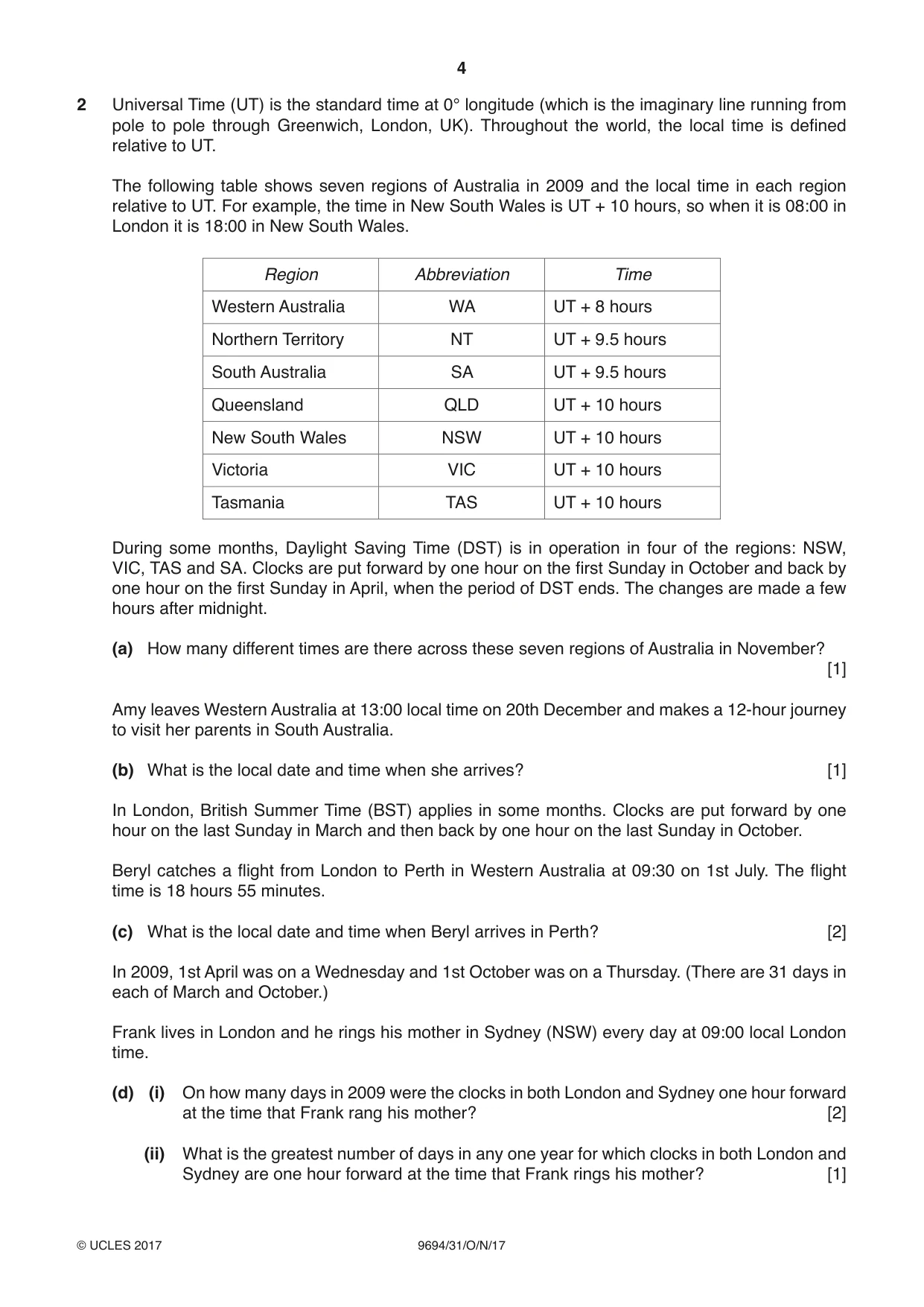 Cambridge A Level Thinking Skills 9694 2017 Oct/Nov Paper 3 · Variant 1 question paper, page 4 of 12