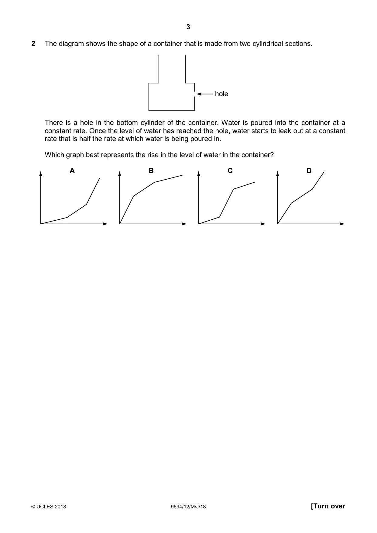 Cambridge A Level Thinking Skills 9694 2018 May/June Paper 1 · Variant 2 question paper, page 3 of 20