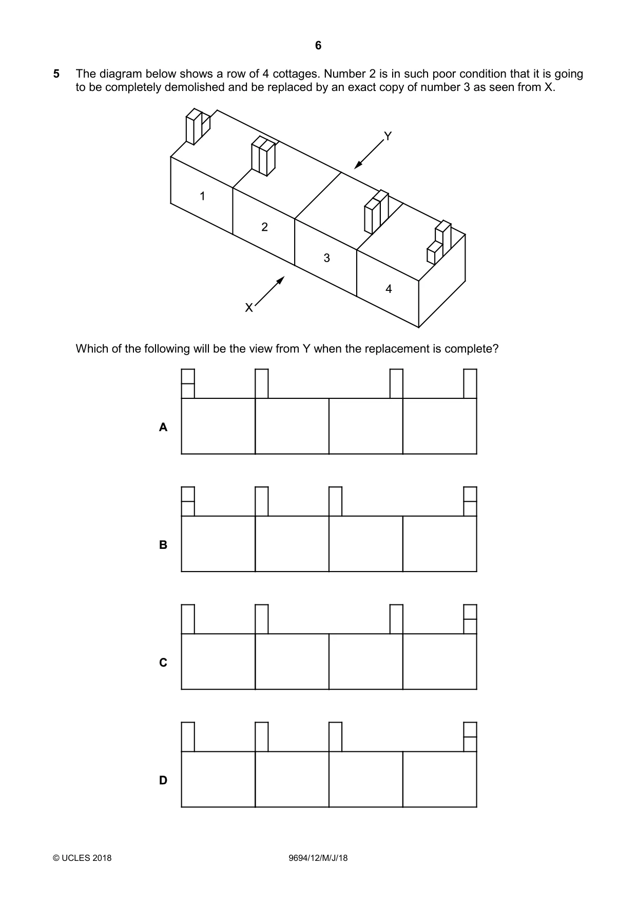 Cambridge A Level Thinking Skills 9694 2018 May/June Paper 1 · Variant 2 question paper, page 6 of 20