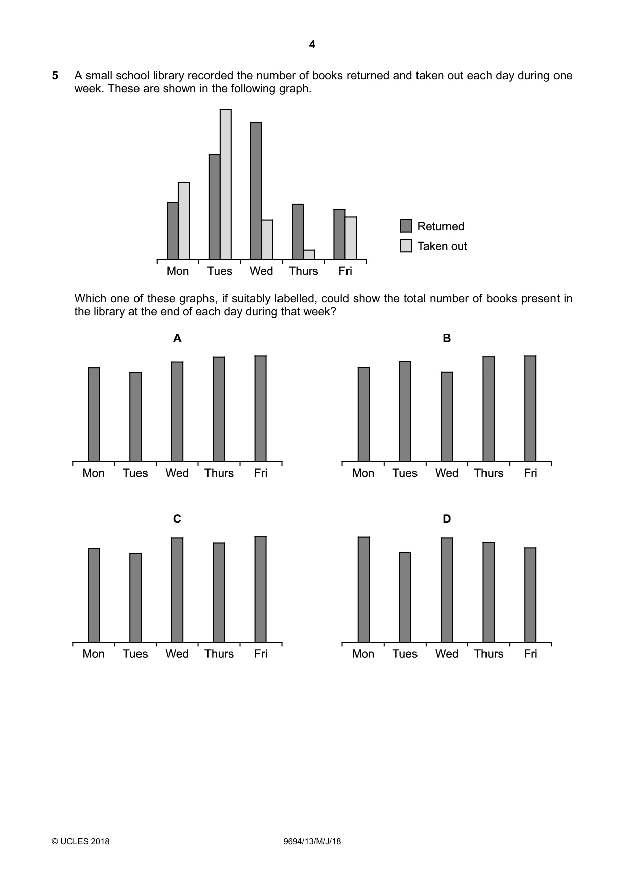 Cambridge A Level Thinking Skills 9694 2018 May/June Paper 1 · Variant 3 question paper, page 4 of 16